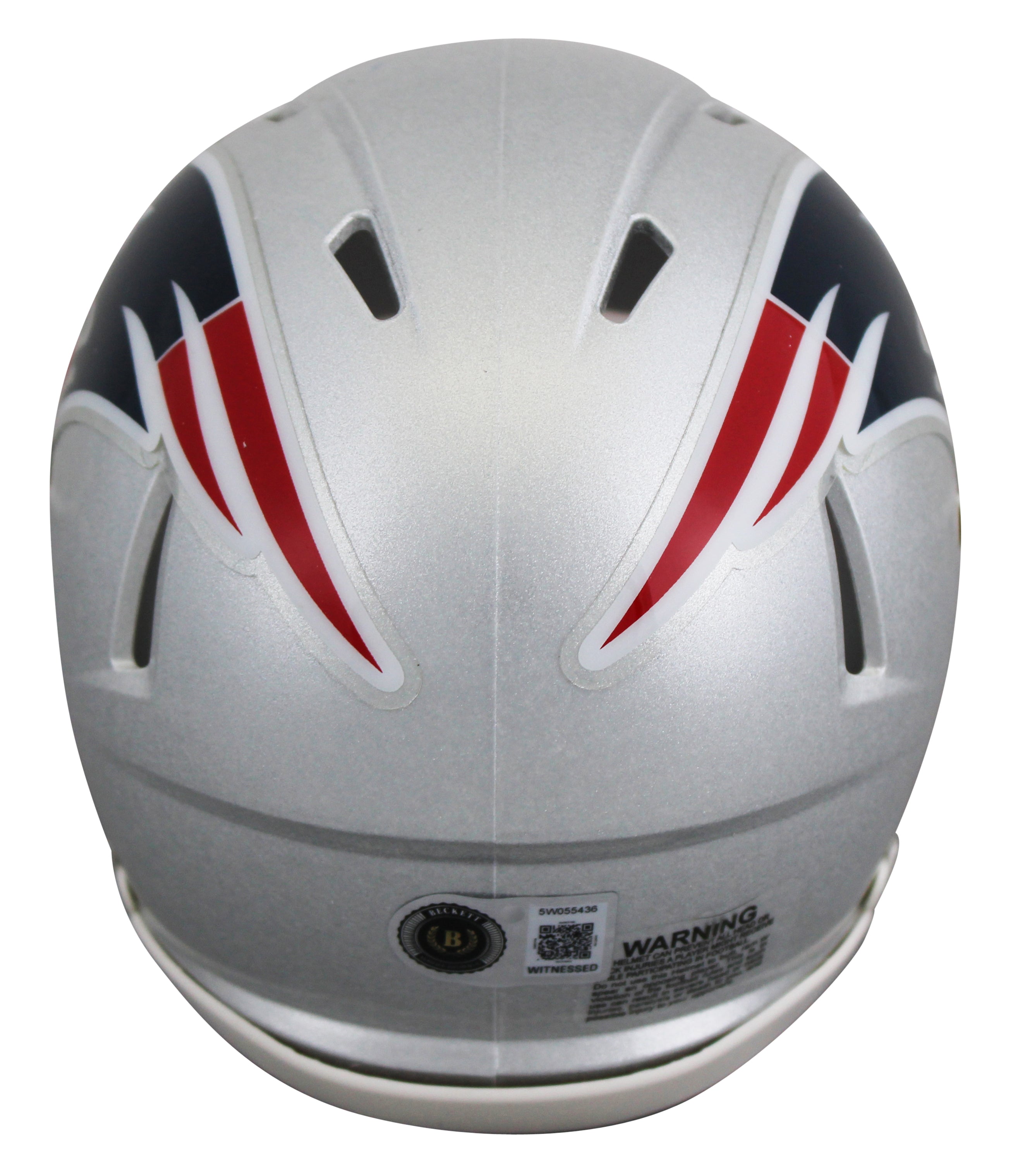 Patriots A.J. Brown Authentic Signed Speed Mini Helmet W/ Case BAS Witnessed