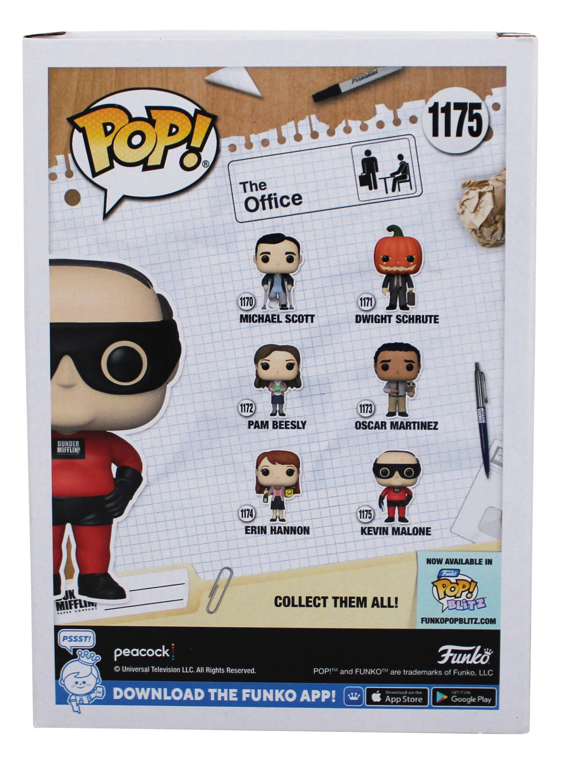 Brian Baumgartner The Office Signed Kevin #1175 Funko Pop Figure BAS #BT57774