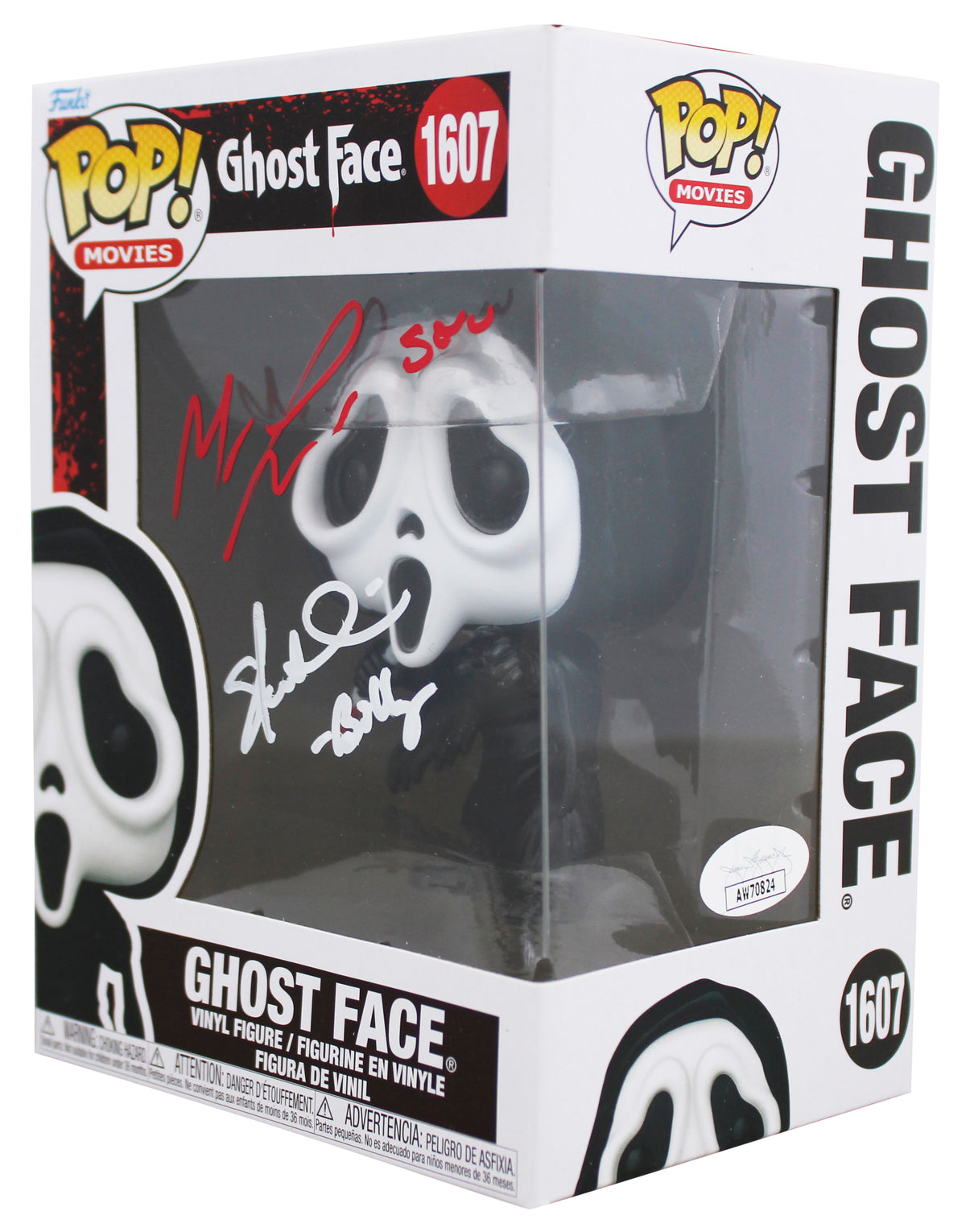 Skeet Ulrich & Matthew Lillard Scream Signed #1607 Funko Pop Figure JSA #AW70824