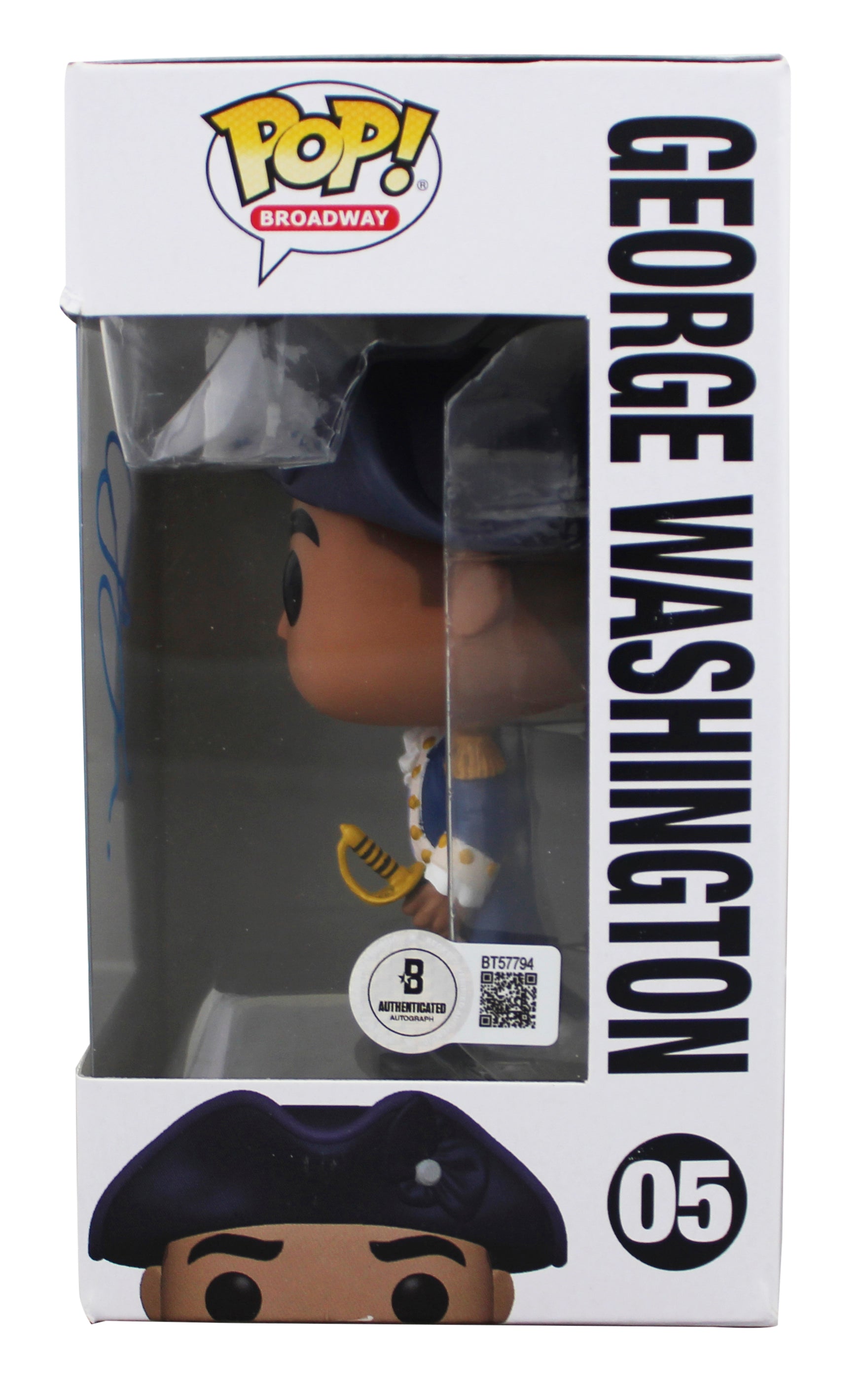 Christopher Jackson Hamilton Signed George Washington #05 Funko Pop Figure BAS