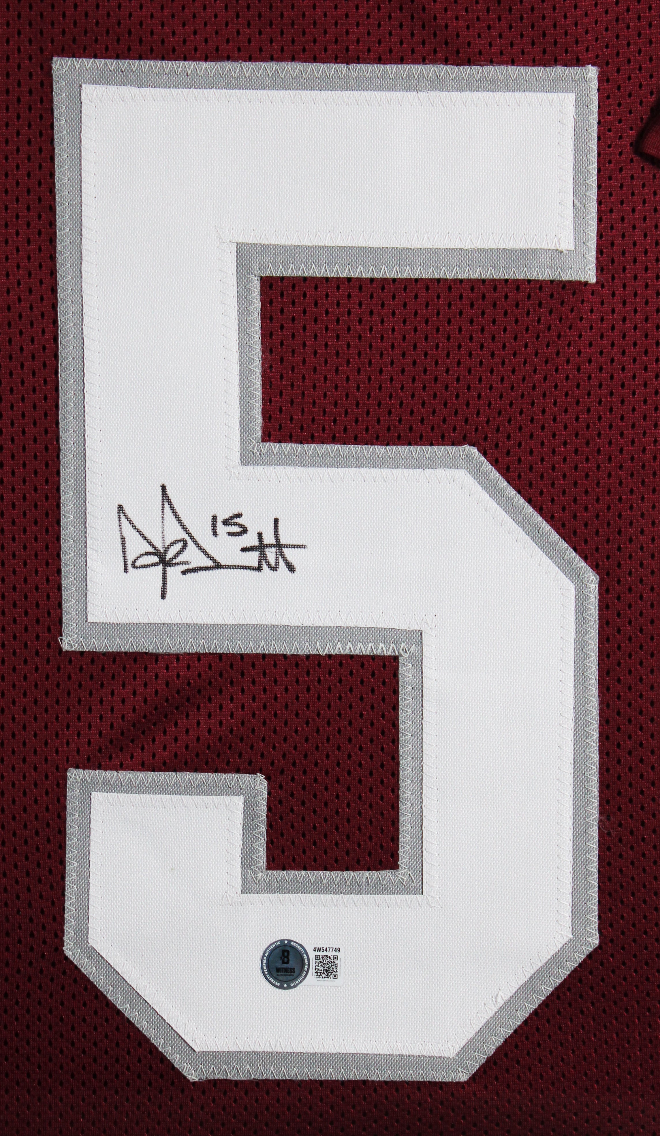 Mississippi State Dak Prescott Signed Maroon Pro Style Framed Jersey BAS Witness