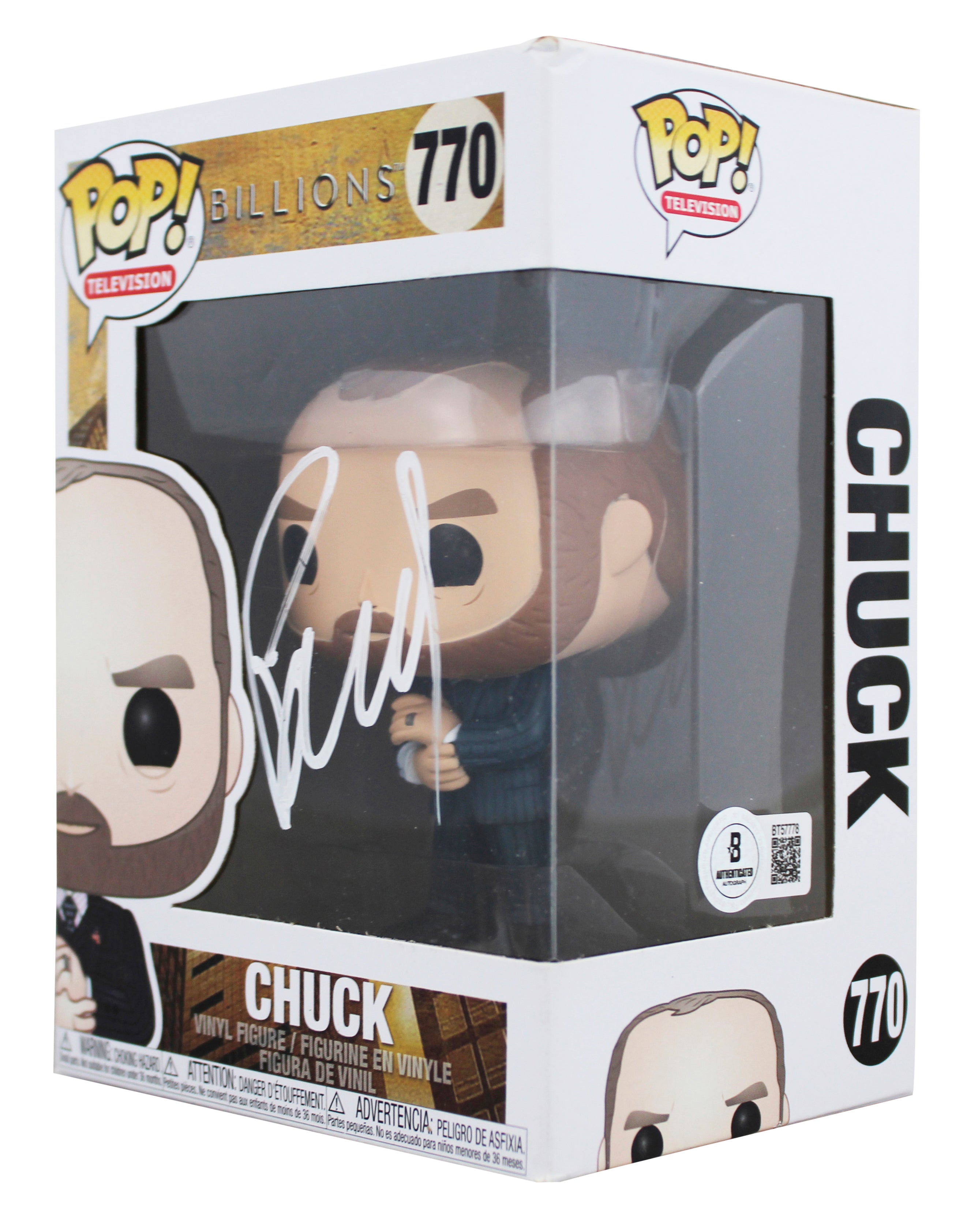 Paul Giamatti Billions Signed Chuck #770 Funko Pop Vinyl Figure BAS #BT57778