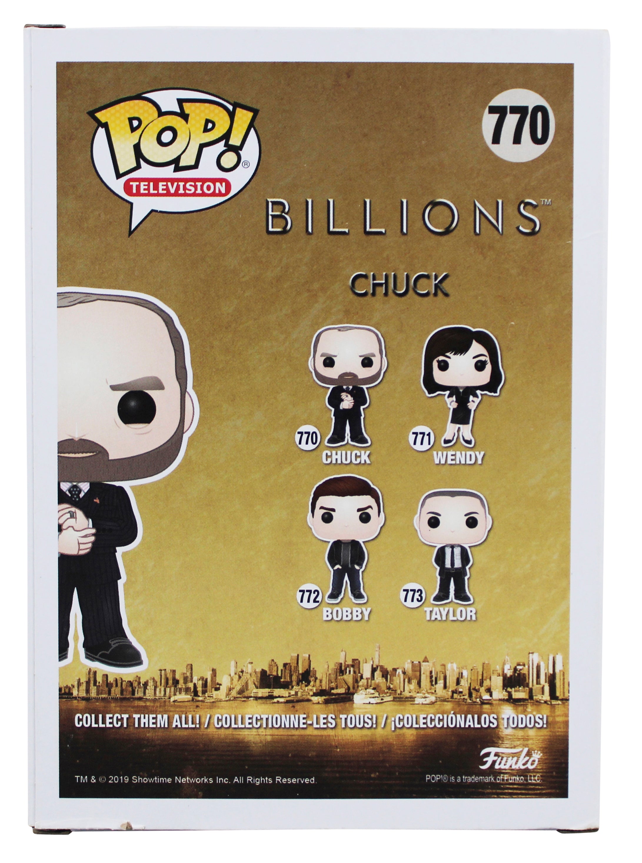 Paul Giamatti Billions Signed Chuck #770 Funko Pop Vinyl Figure BAS #BT57778