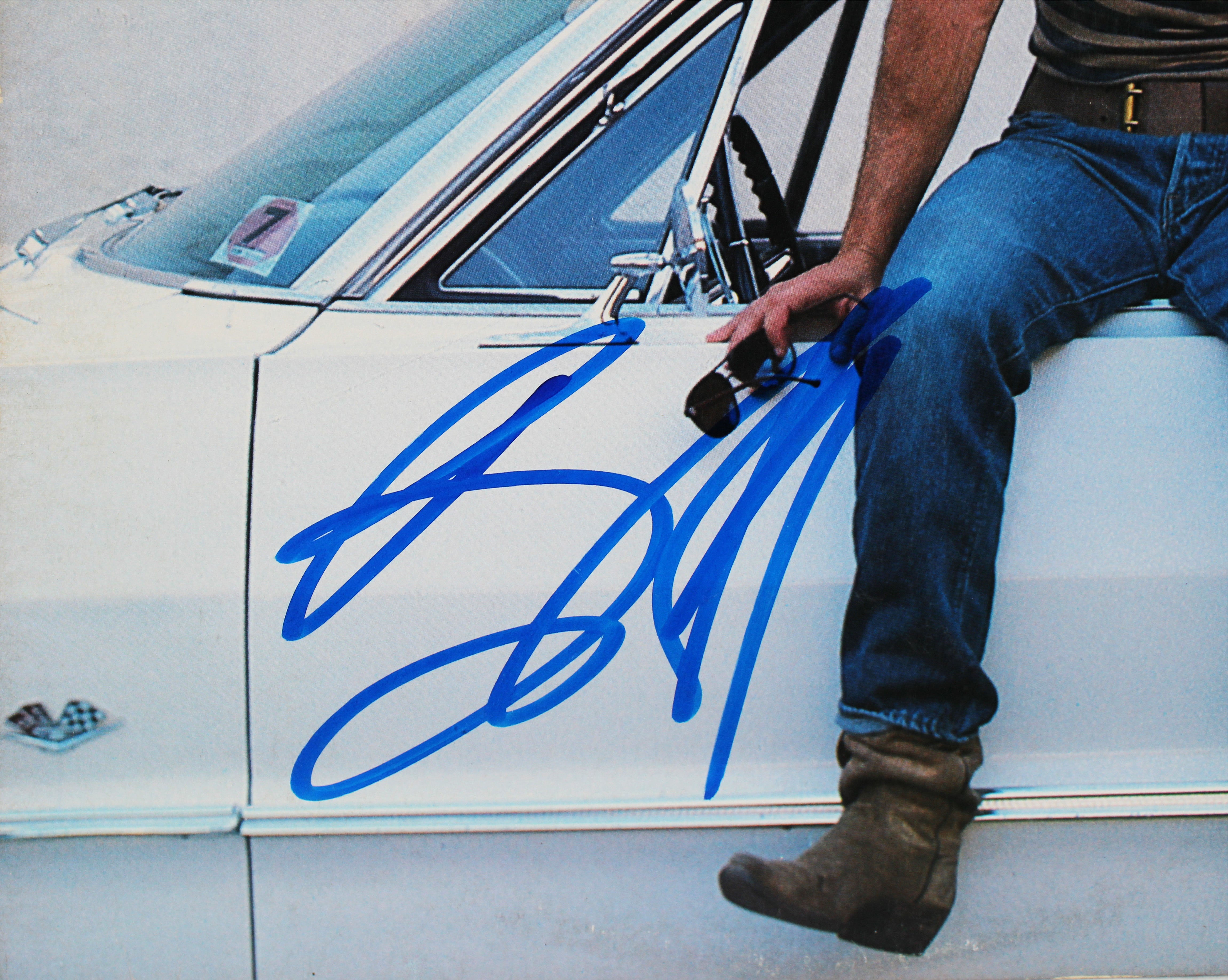 Bruce Springsteen Authentic Signed Cover Me Album Cover Autographed BAS #A39266