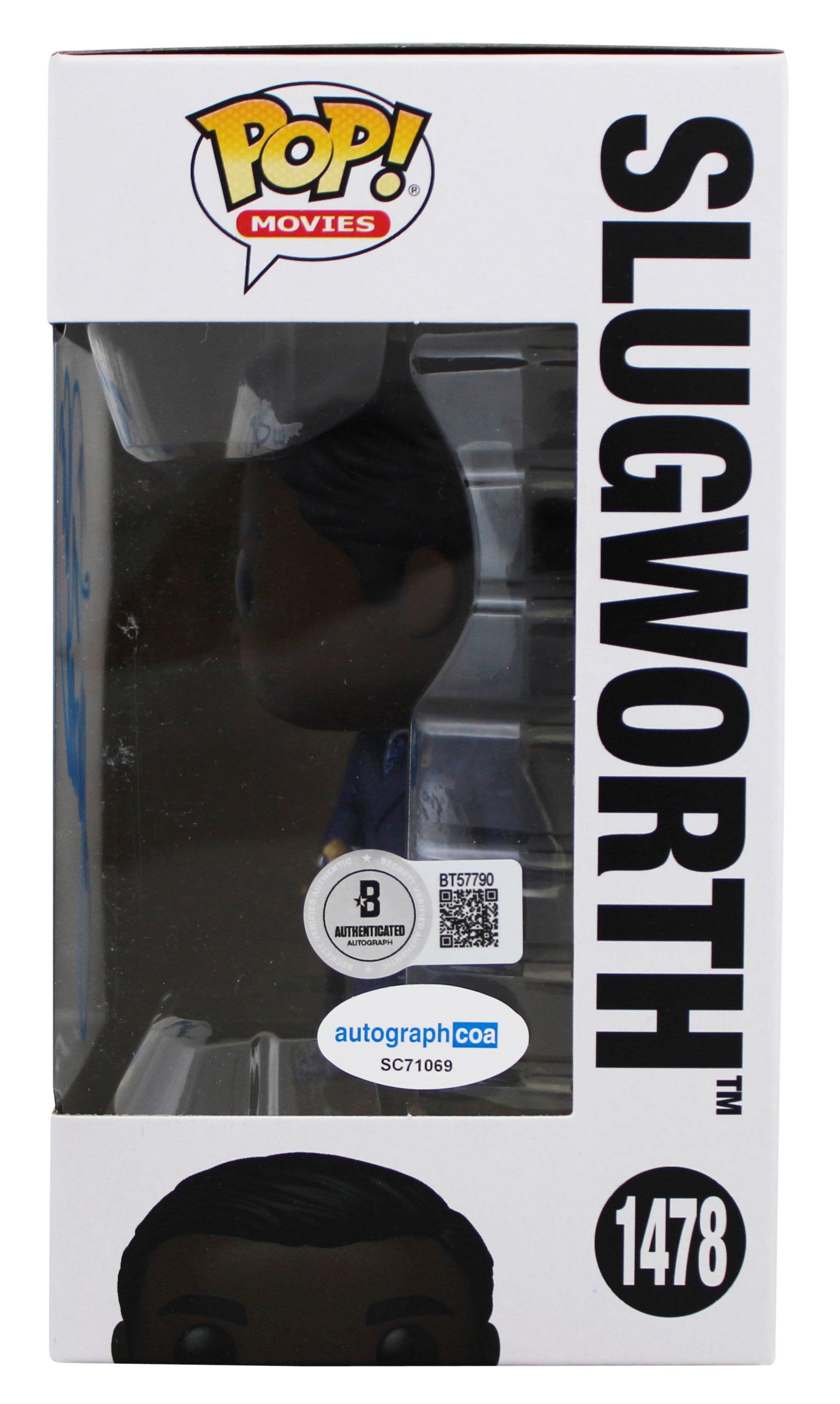 Paterson Joseph Wonka Signed Slugworth #1478 Funko Pop Vinyl Figure BAS #BT57790