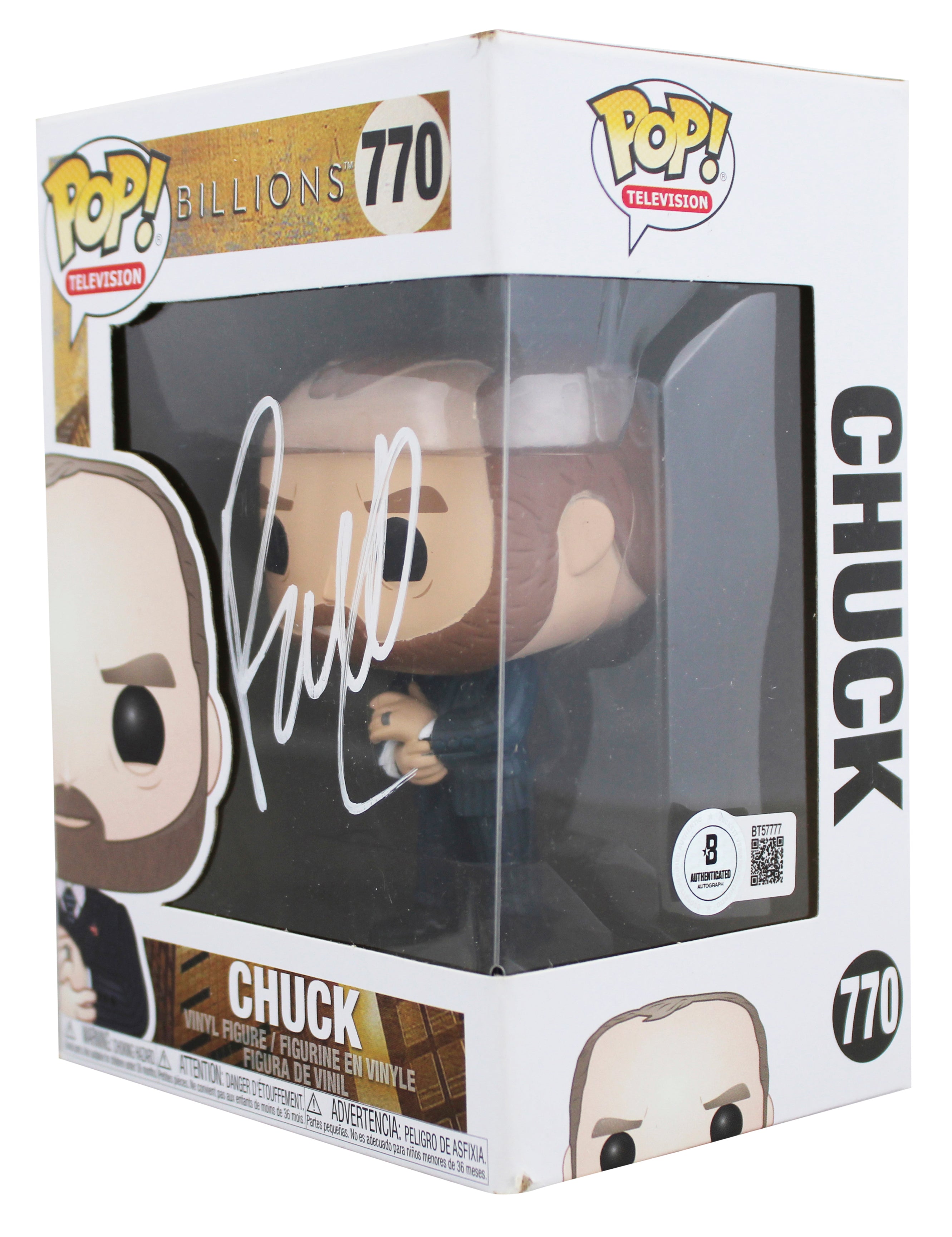 Paul Giamatti Billions Signed Chuck #770 Funko Pop Vinyl Figure BAS #BT57777