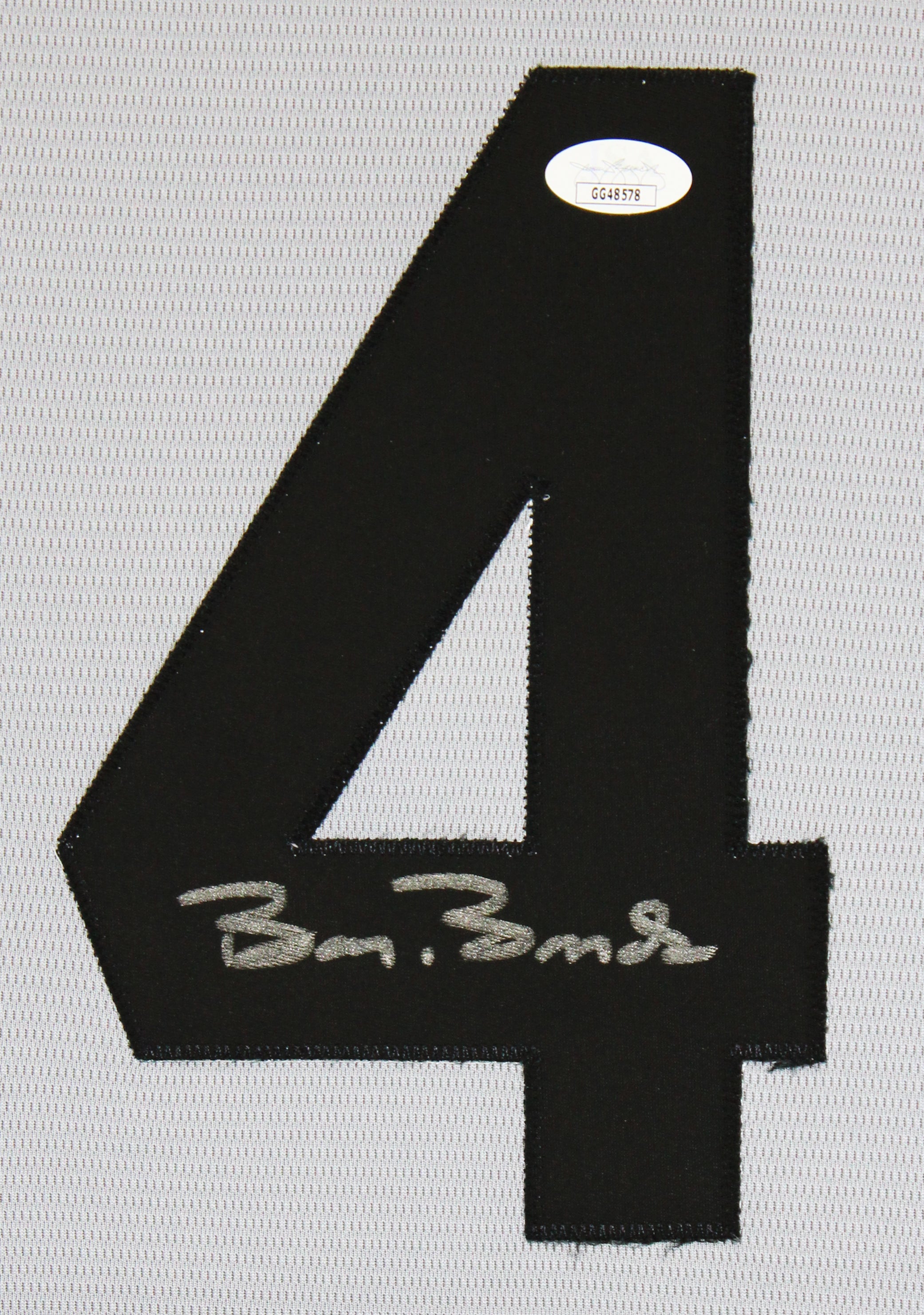 Pirates Barry Bonds Authentic Signed Grey Nike Cooperstown Collection Jersey JSA