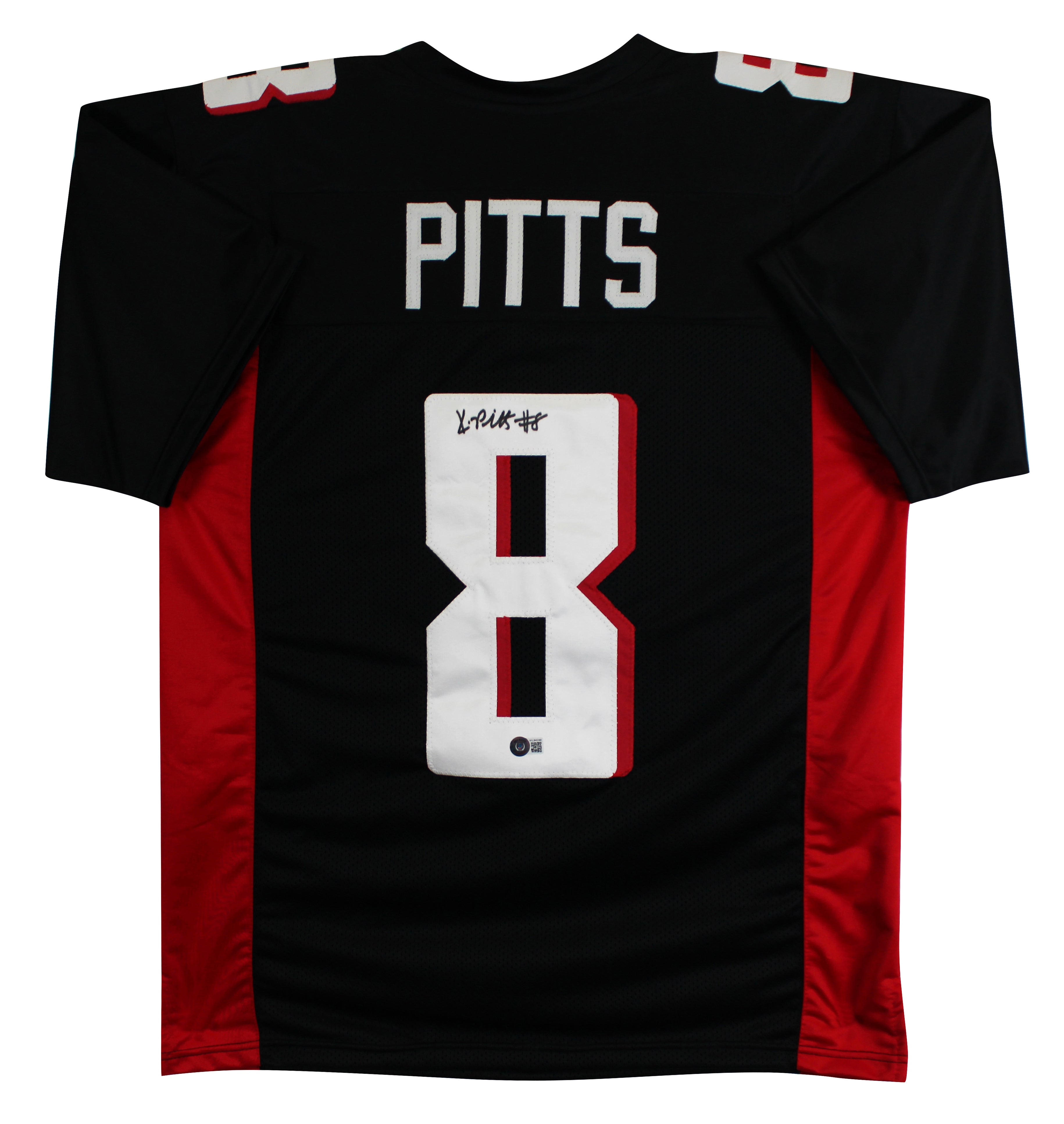 Kyle Pitts Authentic Signed Black Pro Style Jersey Autographed BAS Wit #WL84248