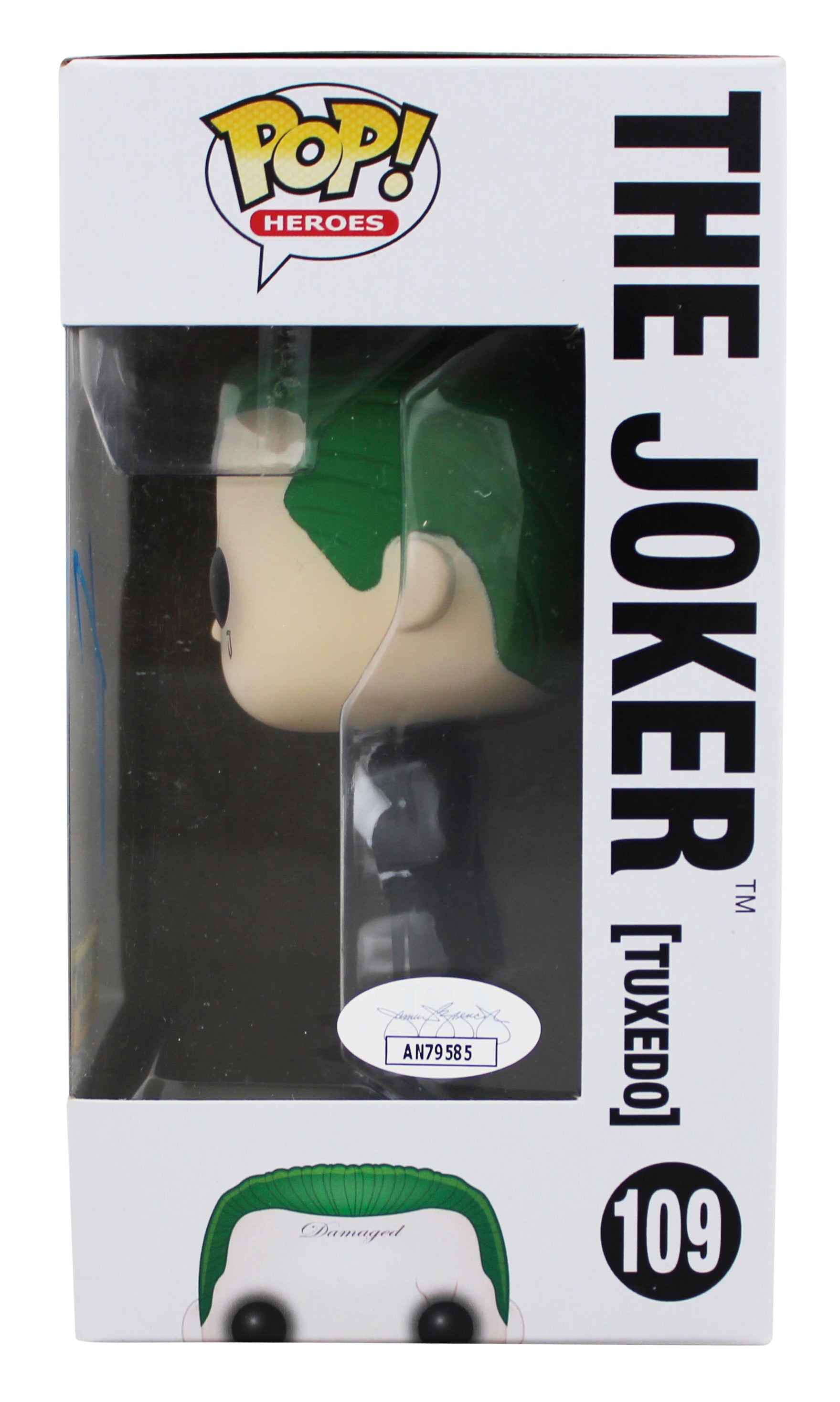 Jared Leto Suicide Squad Signed Joker #109 Funko Pop Vinyl Figure JSA #AN79585