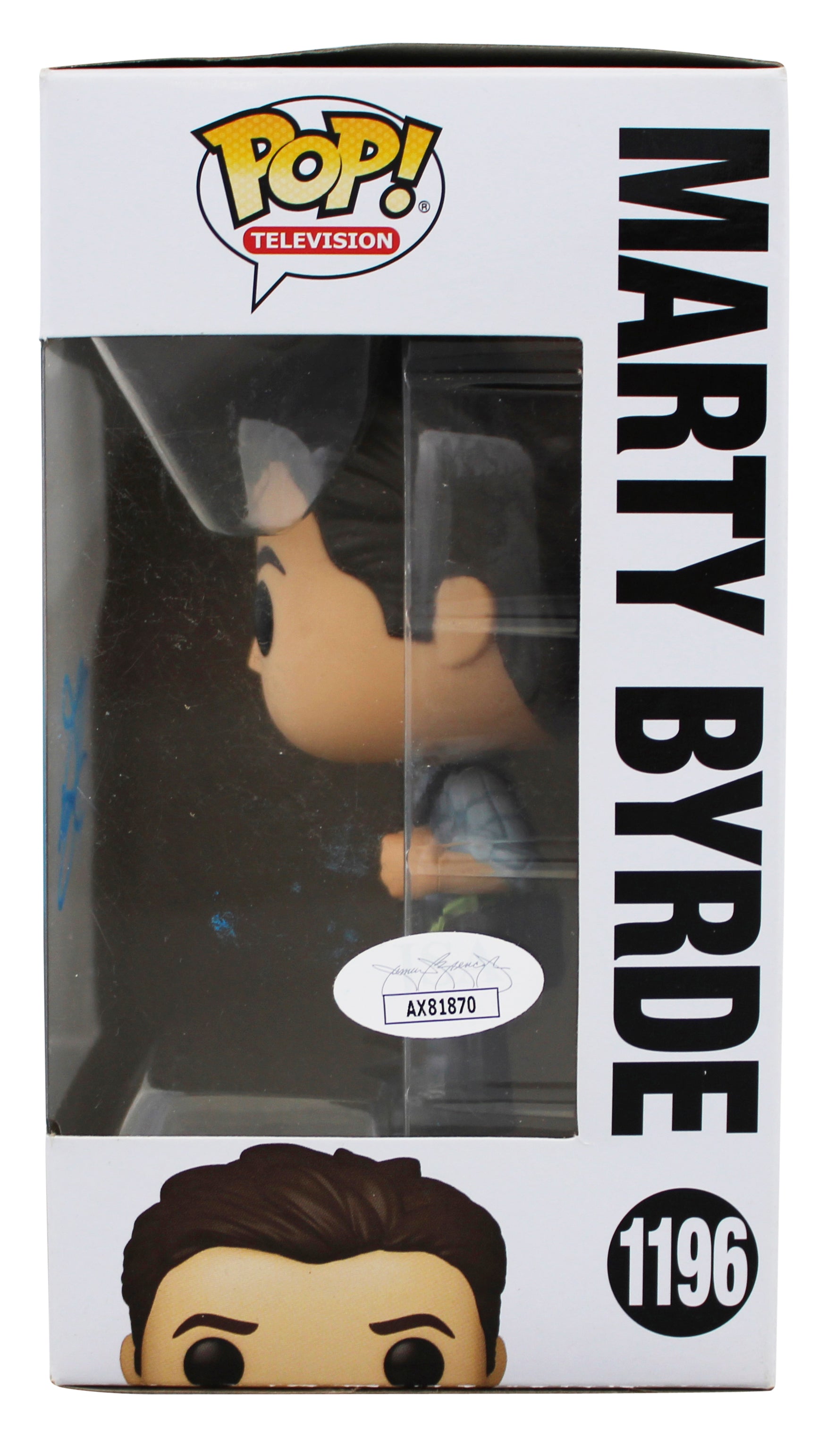 Jason Bateman Ozark Signed Marty Byrde #1196 Funko Pop Vinyl Figure JSA #AX81870