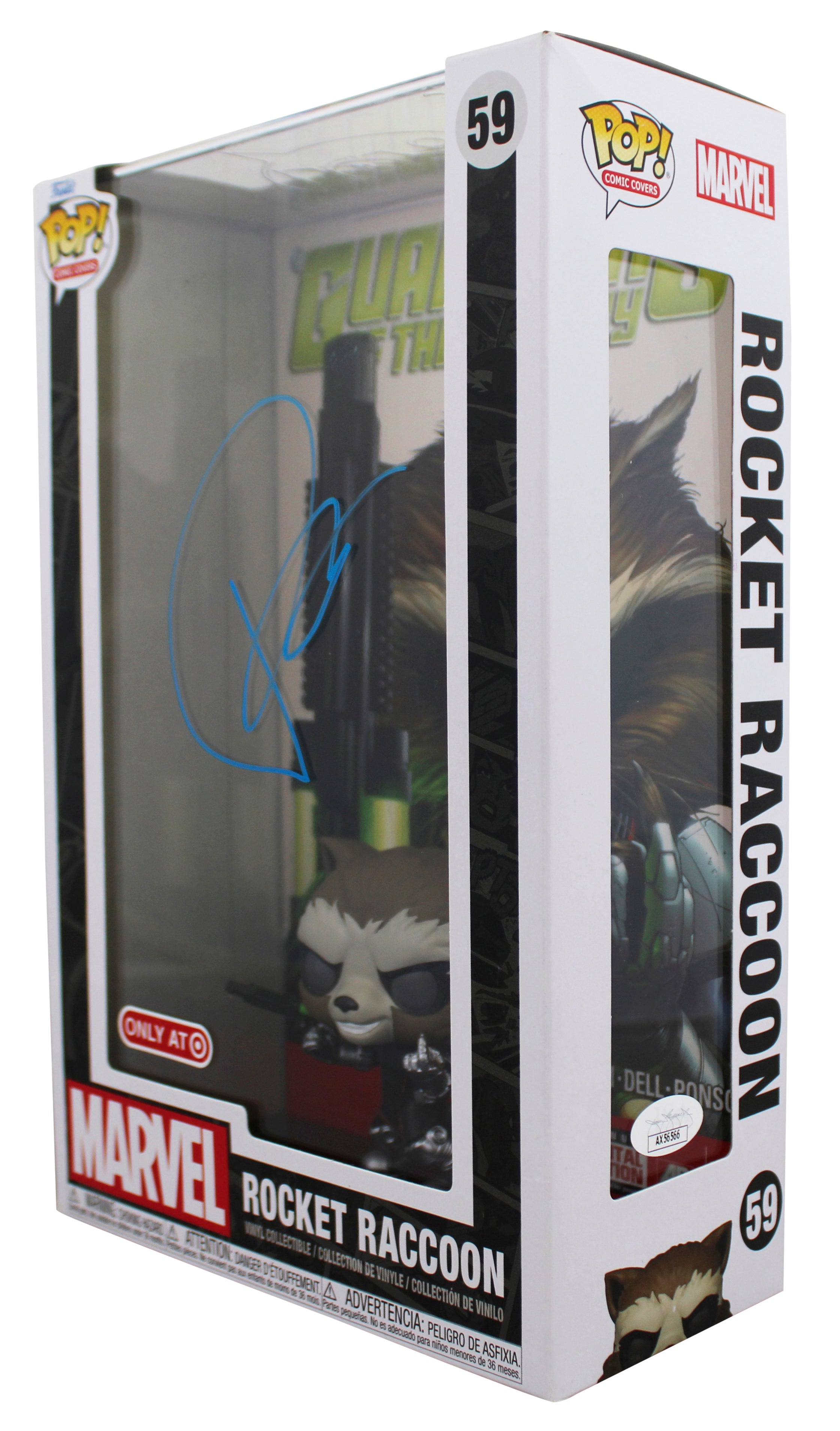 Bradley Cooper Guardians of the Galaxy Signed #59 Large Funko Pop Figure JSA