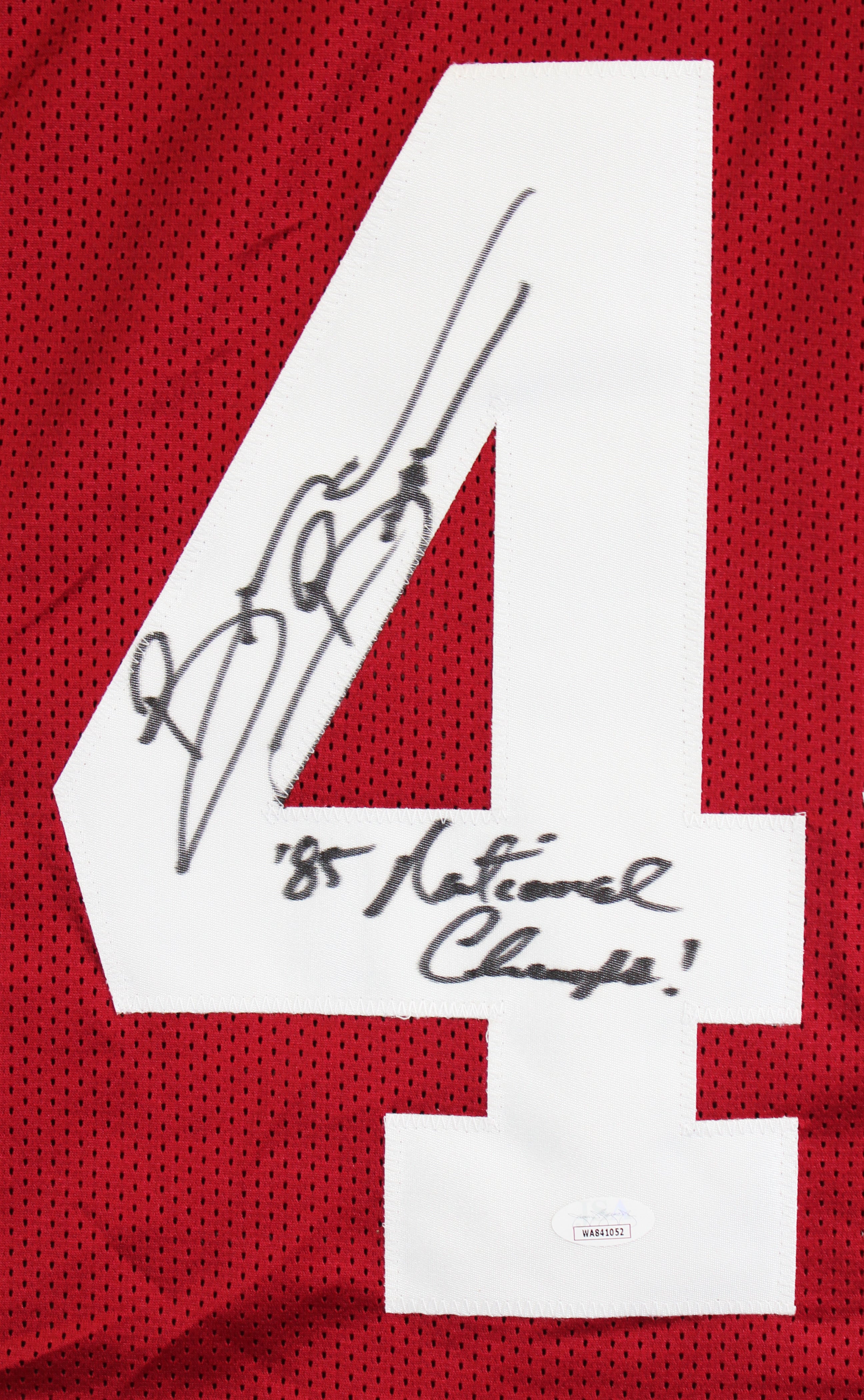 OU Brian Bosworth "85 Nat'l Champs" Signed Maroon Pro Style Jersey JSA #WA841052