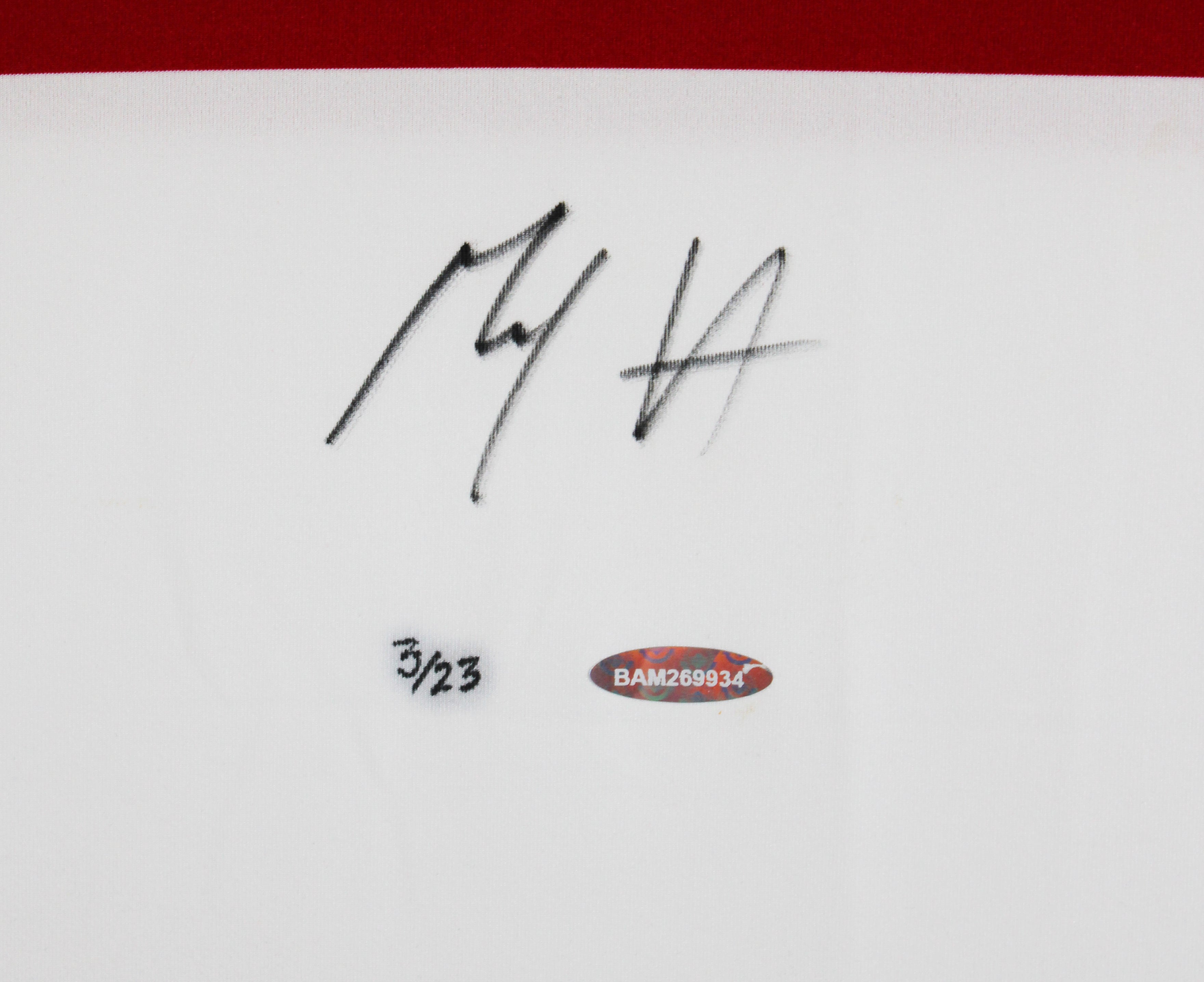 Max Homa Signed White Ralph Lauren 2023 Ryder Cup USA Saturday Polo Shirt UDA