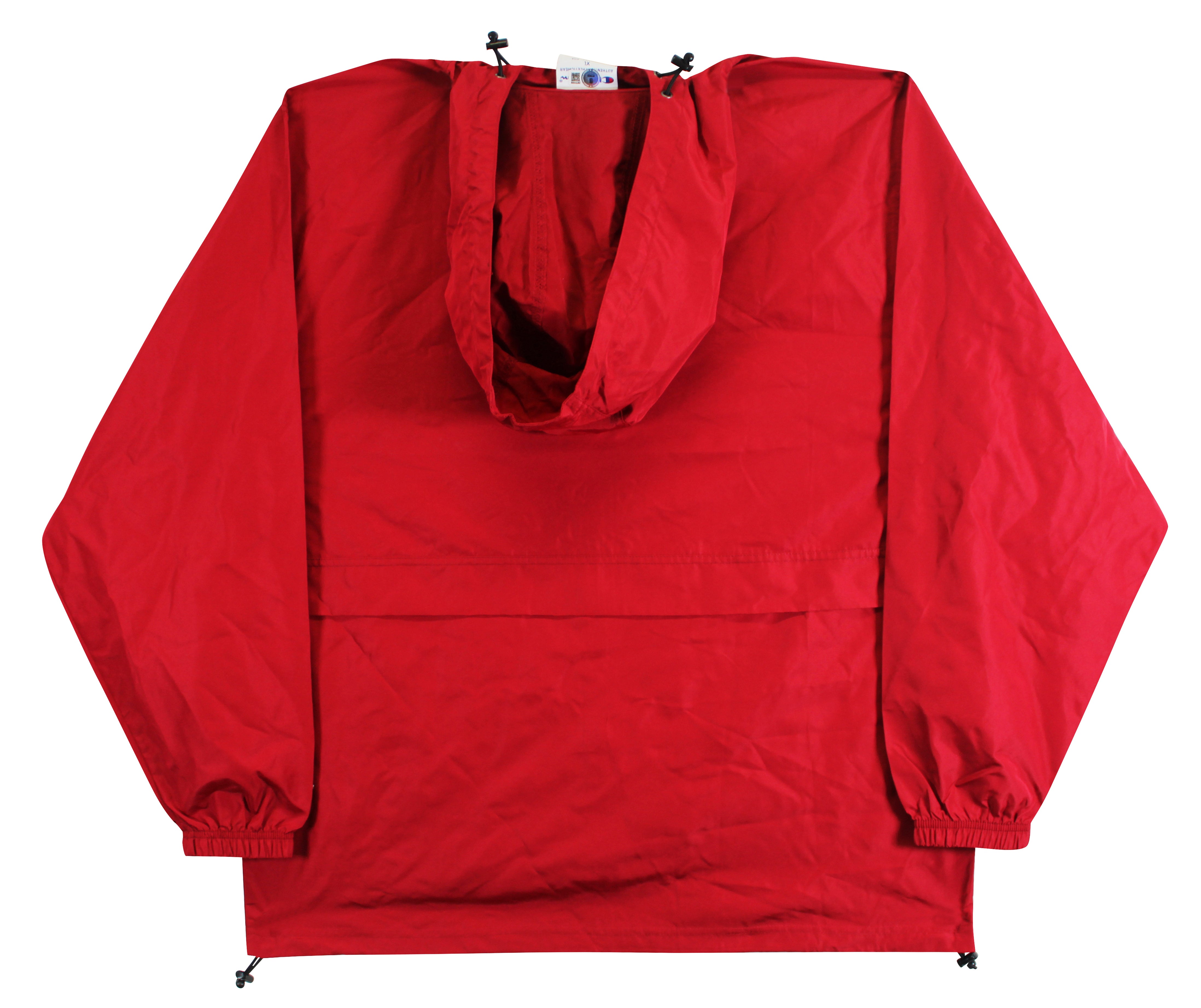 Oklahoma Bob Stoops Signed Maroon Champion Windbreaker BAS Witnessed #2W701839
