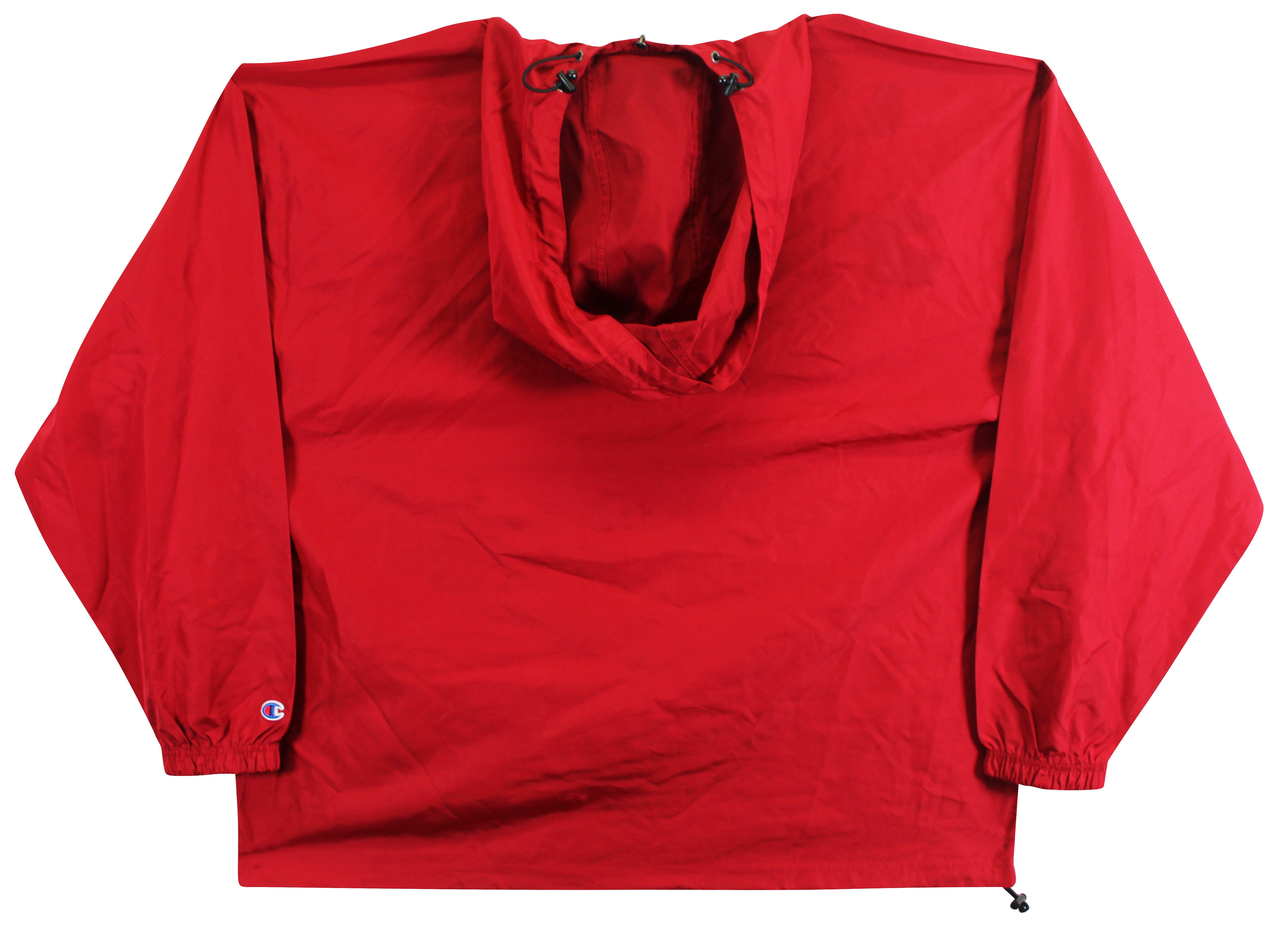 Oklahoma Bob Stoops Authentic Signed Maroon Windbreaker w/ Hood BAS Wit 2W701838
