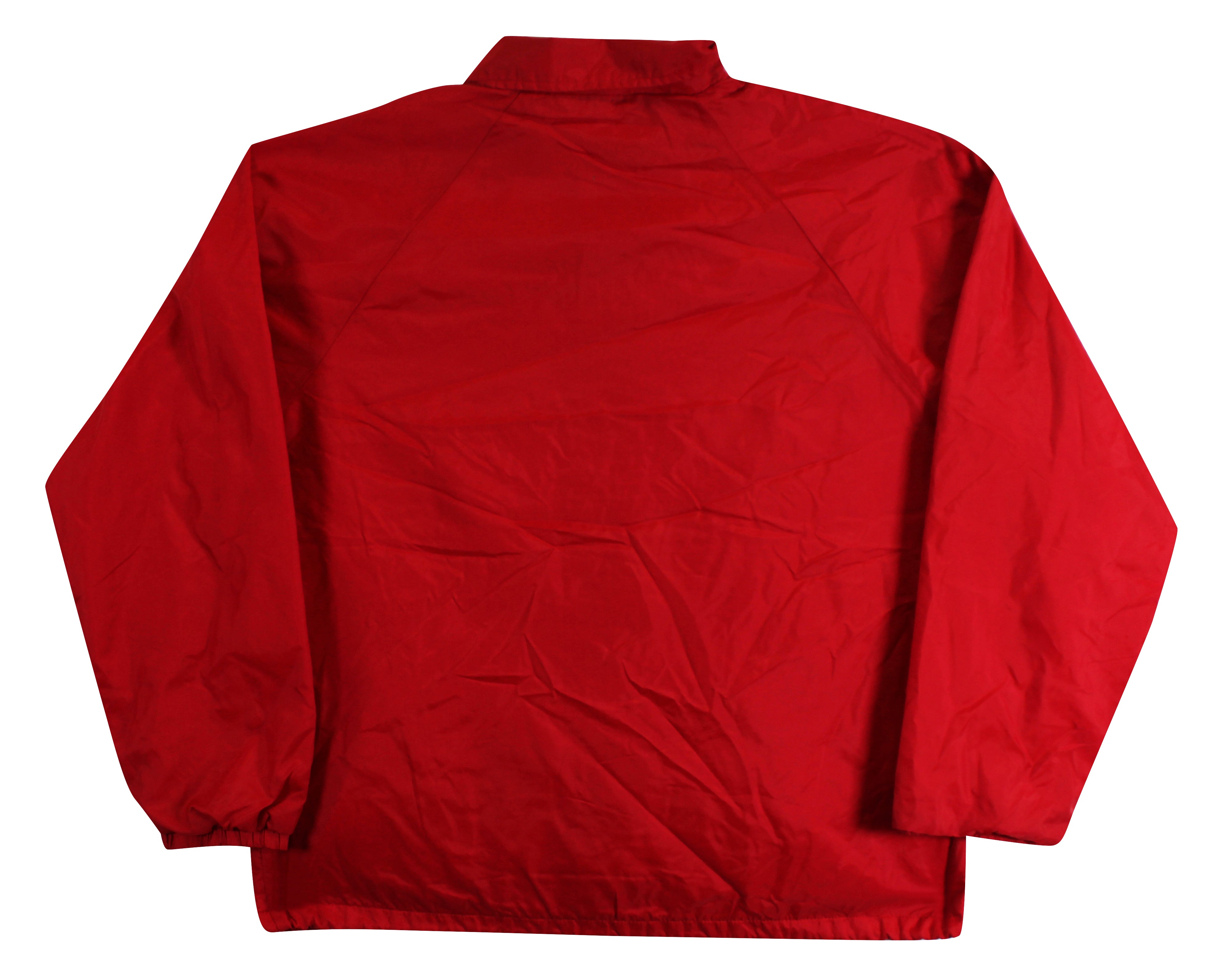 Oklahoma Barry Switzer Signed Maroon Windbreaker BAS Witnessed #2W088655