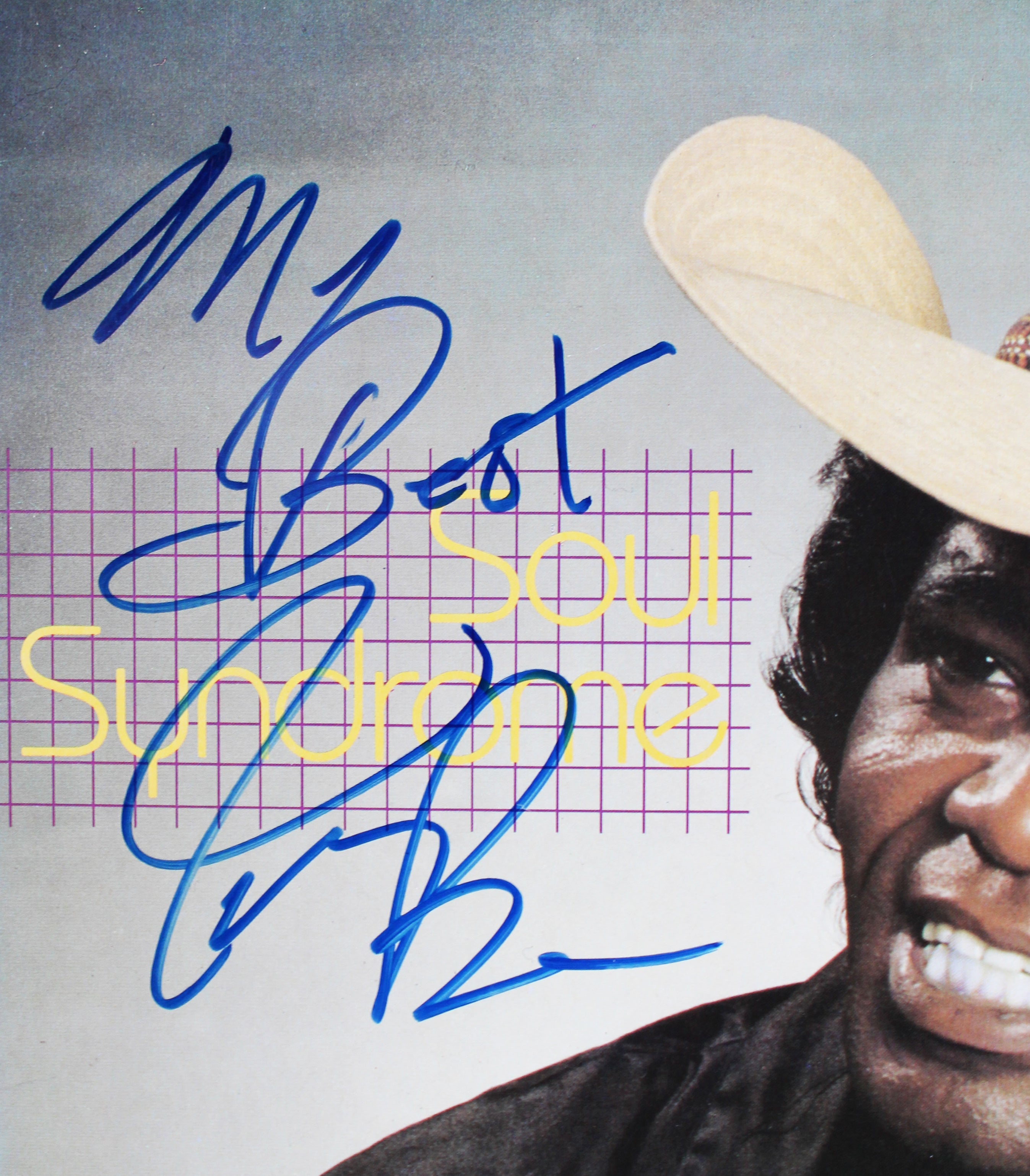 James Brown "My Best, I feel Good" Signed Soul Syndrome Album Cover BAS #AE02904