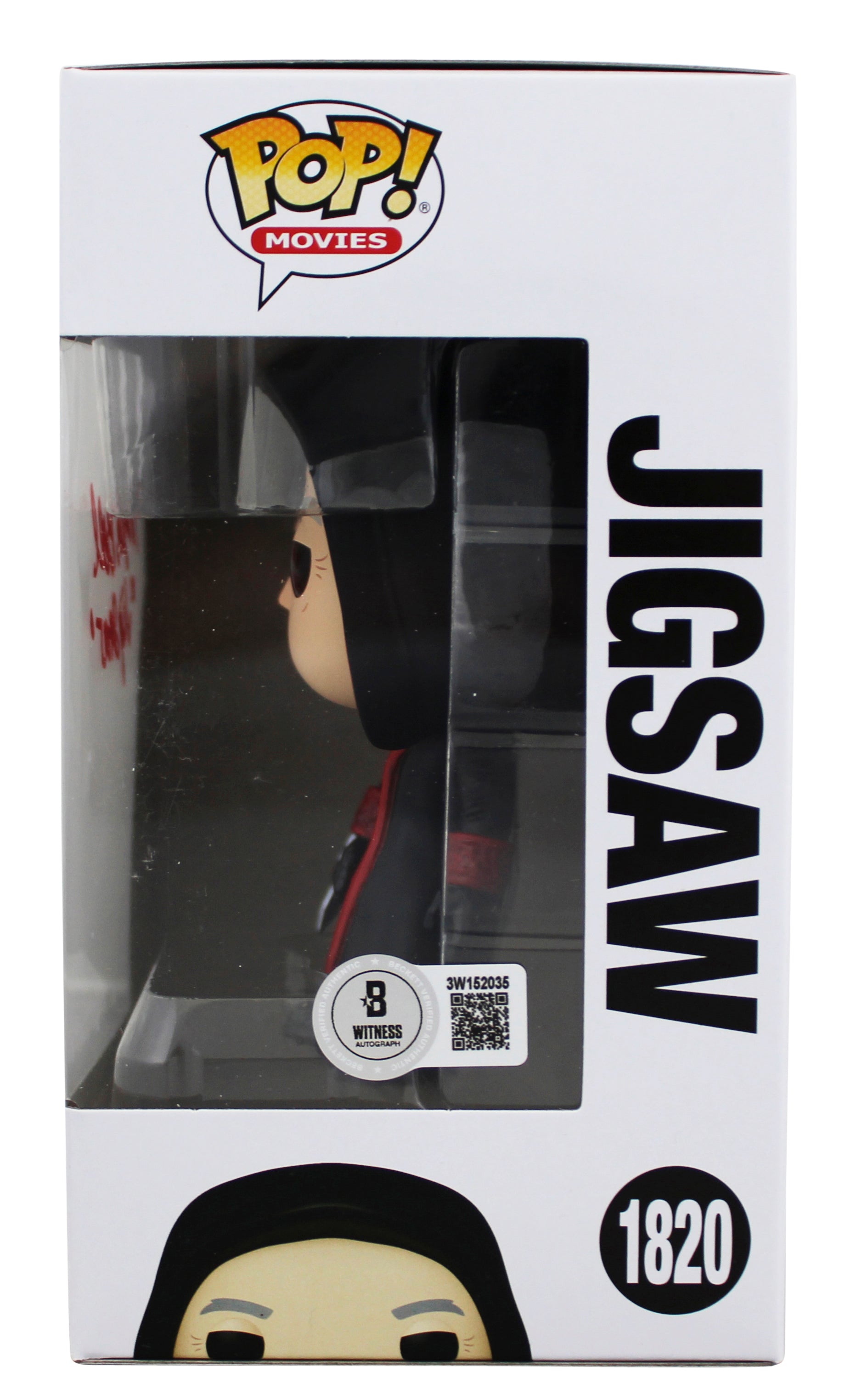 Tobin Bell Saw "Jigsaw" Signed #1820 Funko Pop Vinyl Figure BAS Wit #3W152035