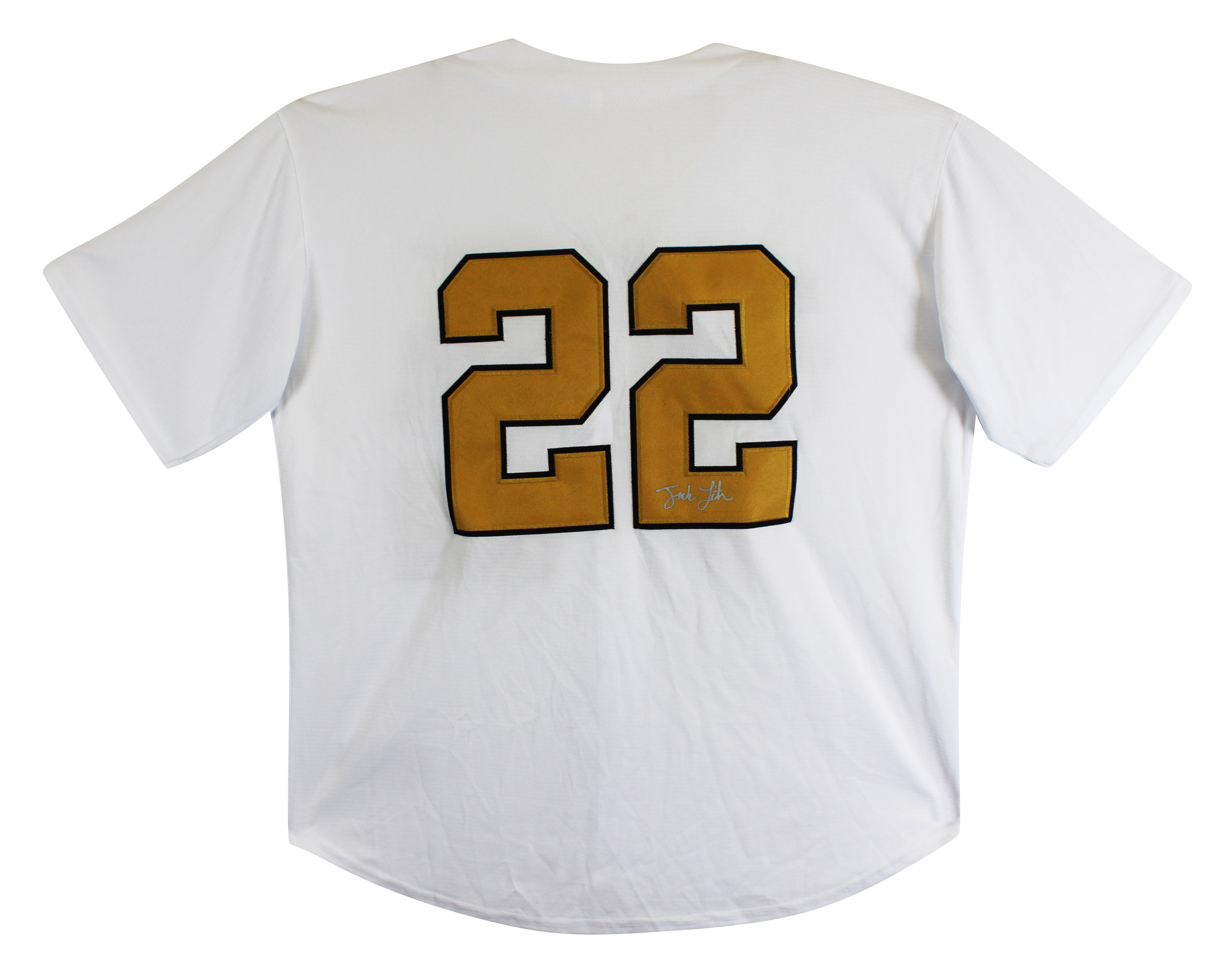Vanderbilt Jack Leiter Authentic Signed White Nike Jersey BAS #BD27077