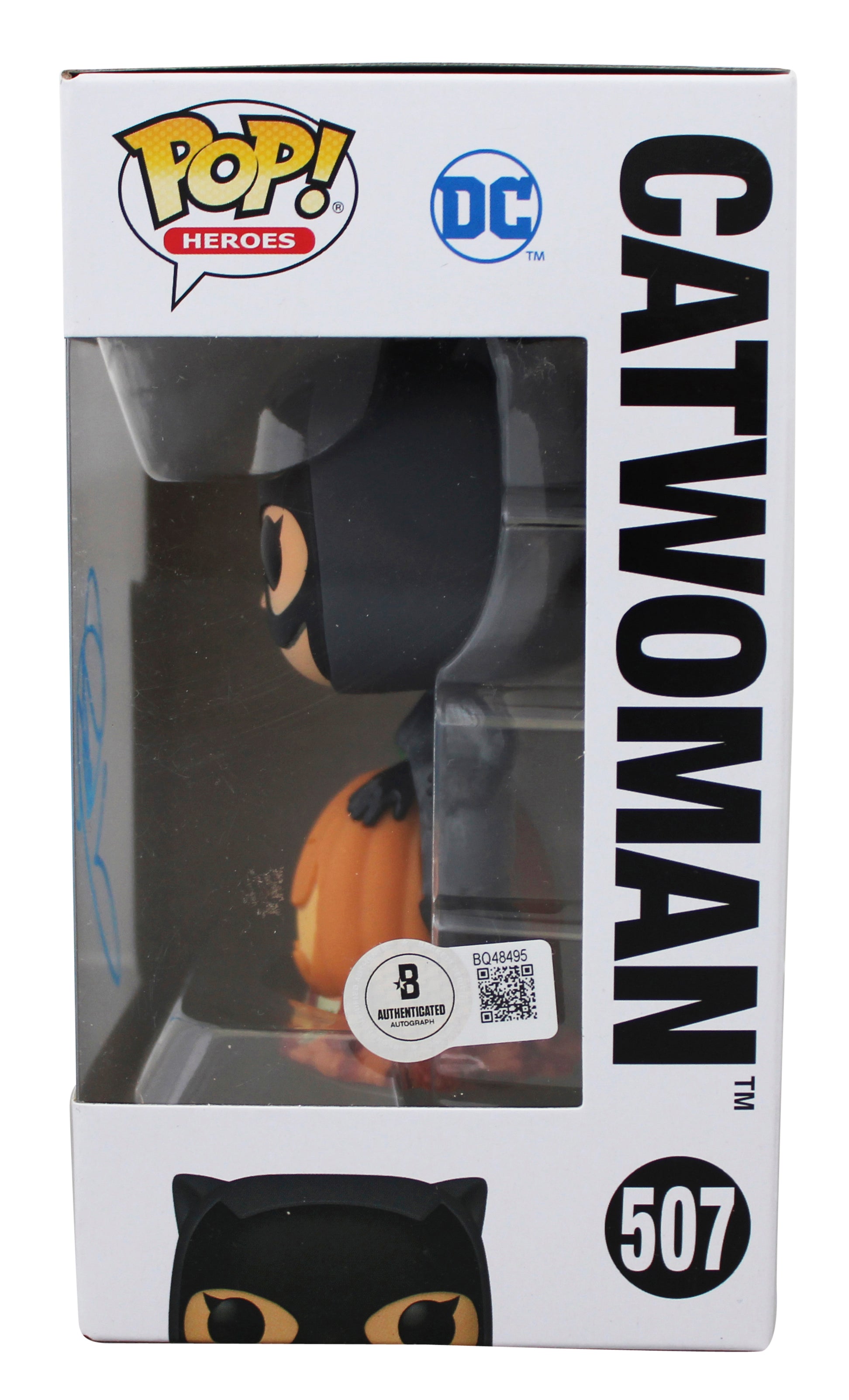 Halle Berry Catwoman Authentic Signed #507 Funko Pop Vinyl Figure BAS #BQ48495