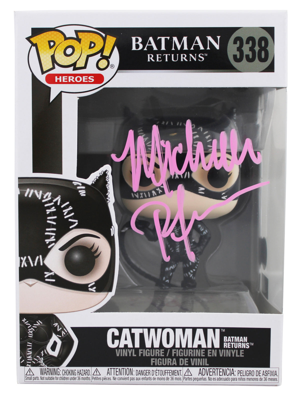 Michelle Pfeiffer Batman Returns Signed #338 Catwoman Funko Pop Vinyl Figure BAS