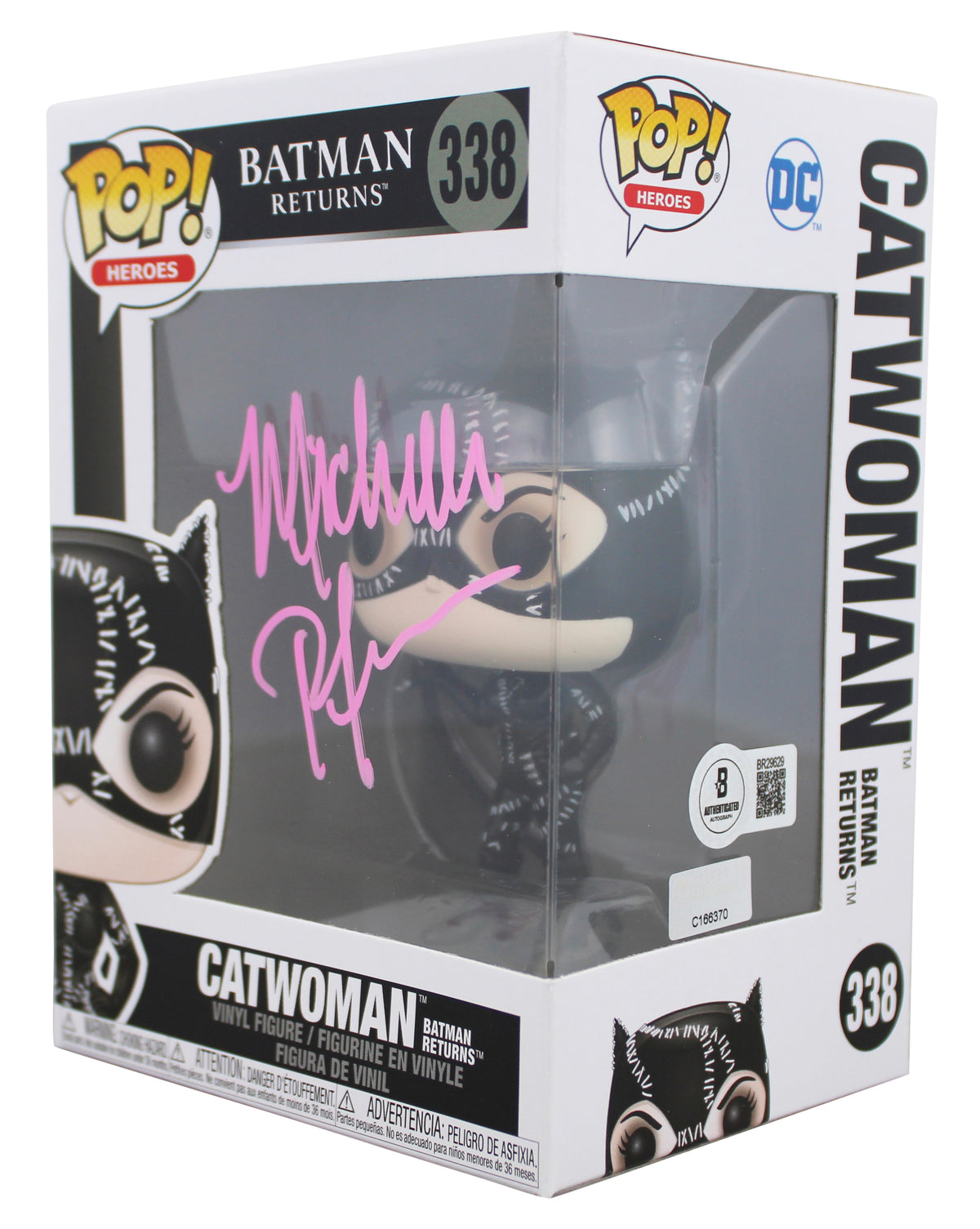 Michelle Pfeiffer Batman Returns Signed #338 Catwoman Funko Pop Vinyl Figure BAS