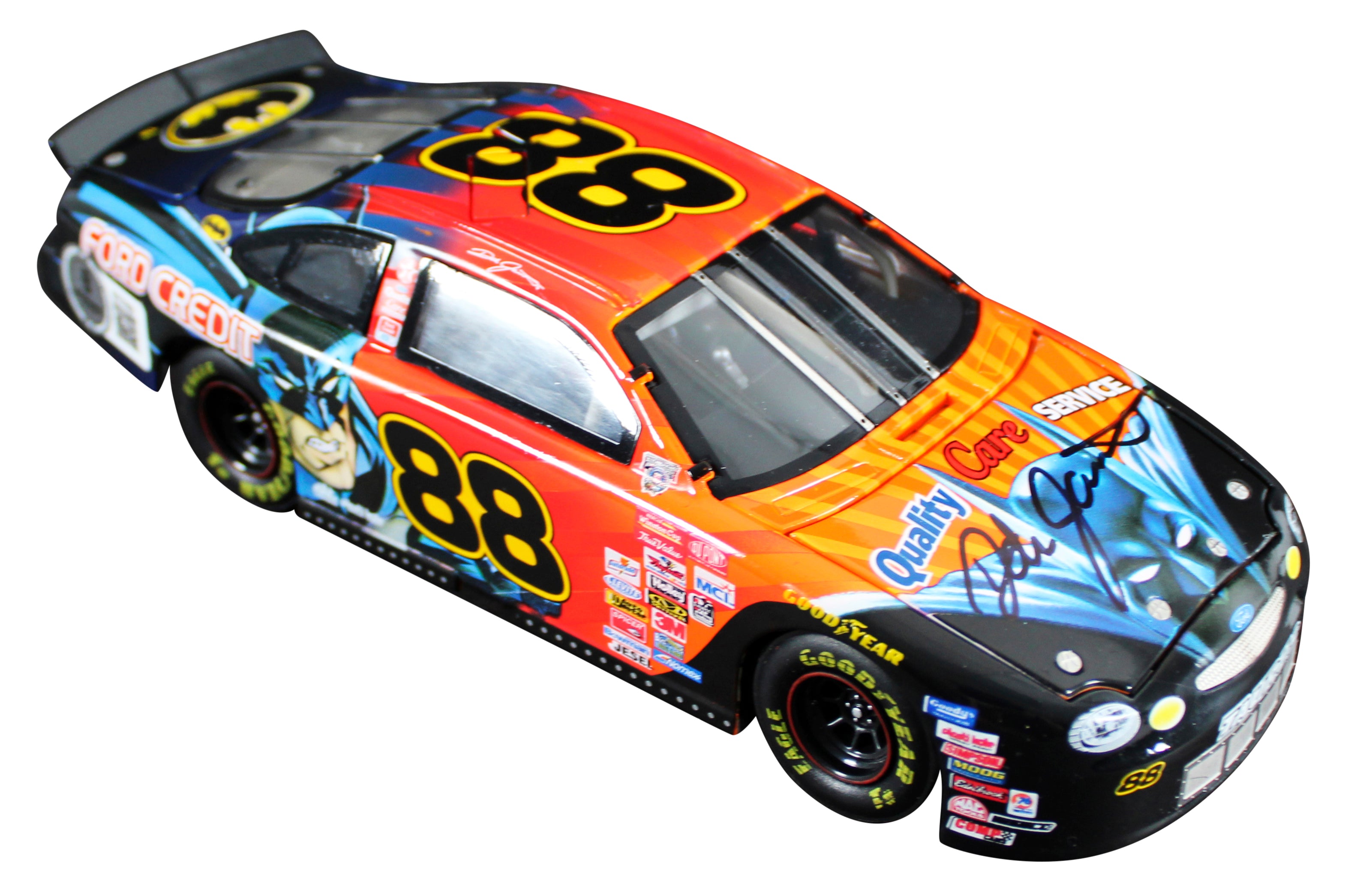 Dale Jarrett Signed 1998 Batman Ford Taurus 1:24 Scale Die Cast Car BAS #BT57800