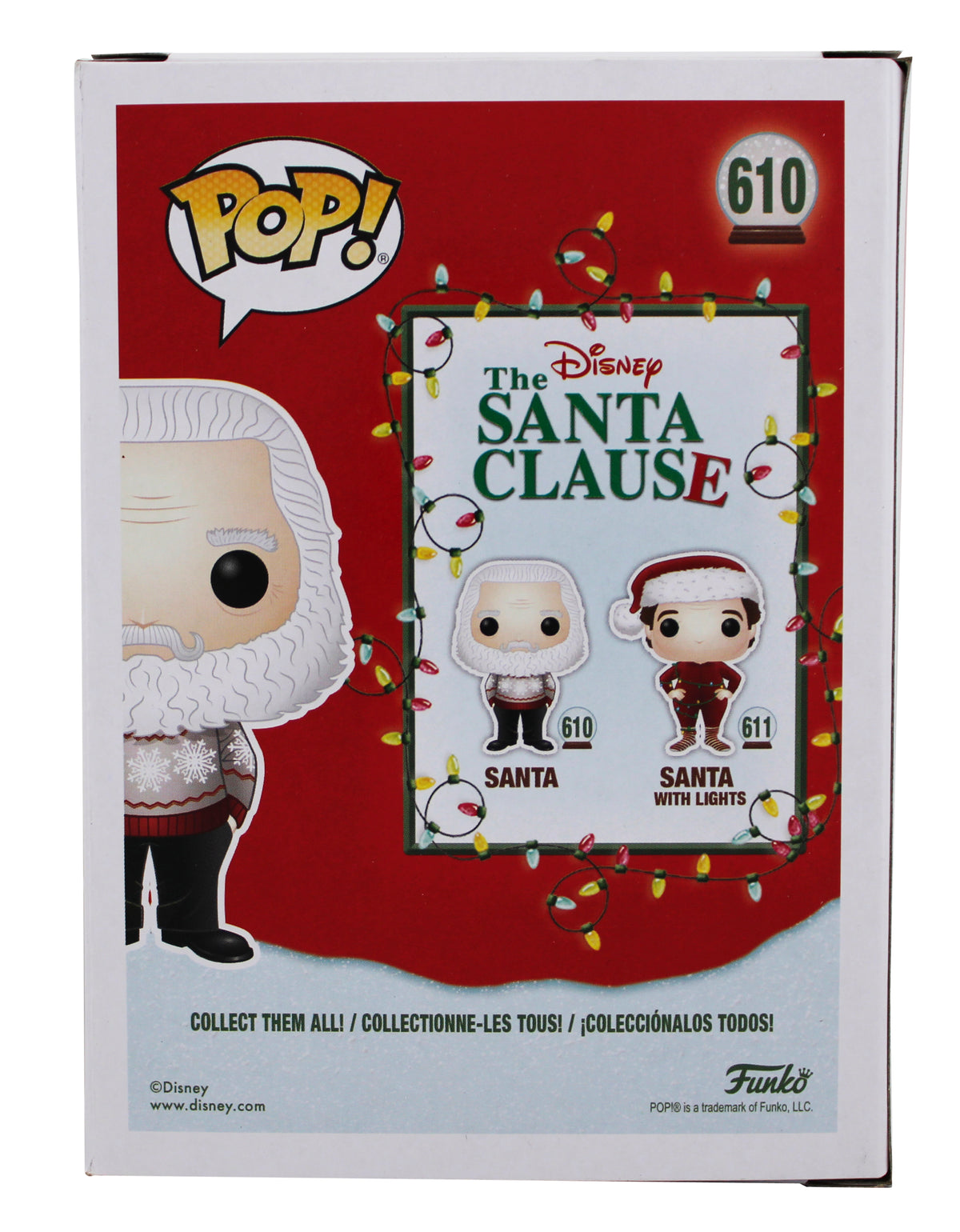 Tim Allen The Santa Clause Signed Santa #610 Funko Pop Vinyl Figure BAS