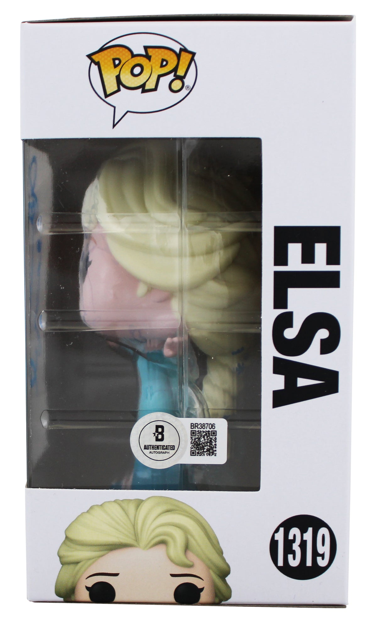 Idina Menzel Frozen Authentic Signed Elsa #1319 Funko Pop Vinyl Figure BAS