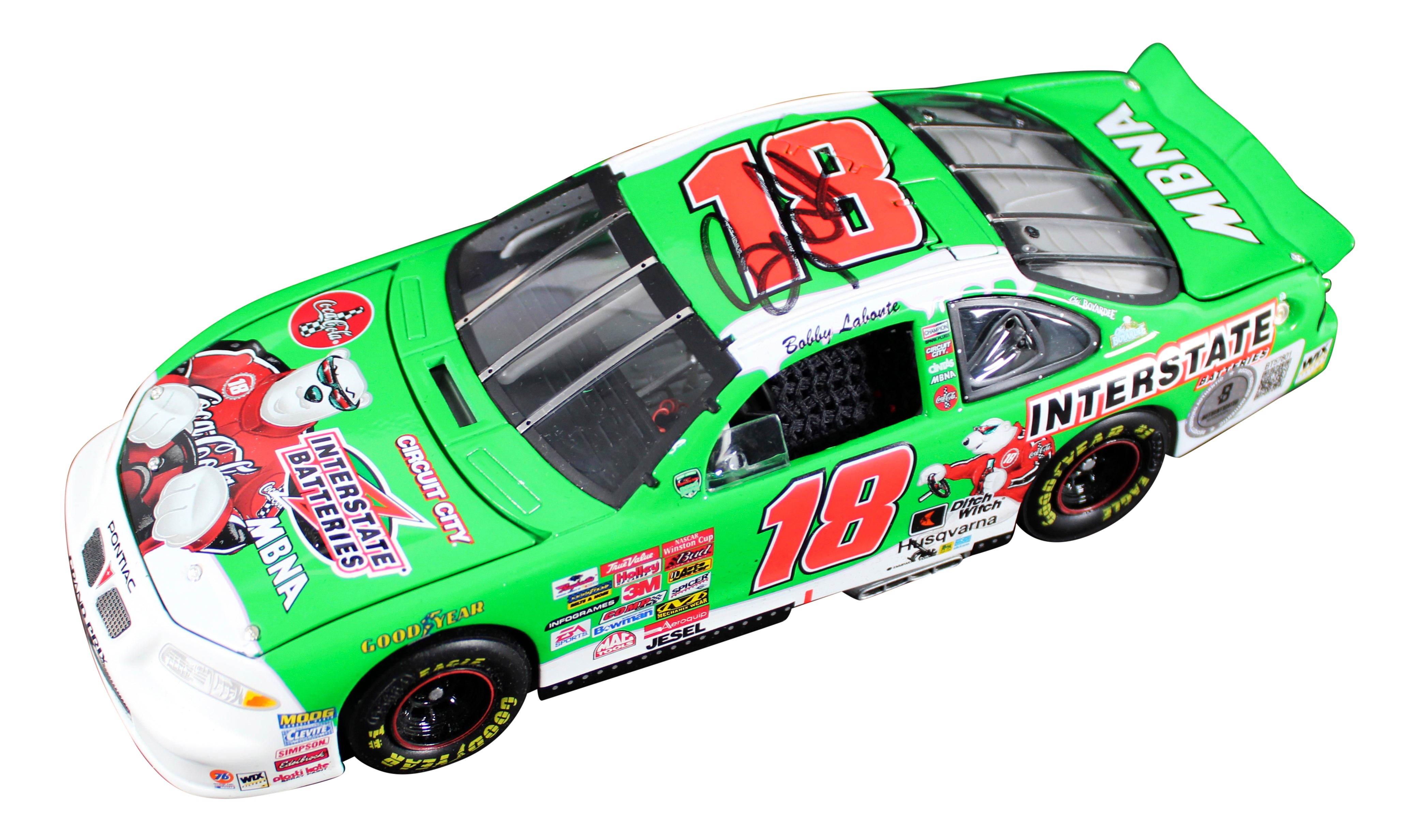 Bobby Labonte NASCAR Signed 2001 Grand Prix 1:24 Scale Die Cast Car BAS #BT57801