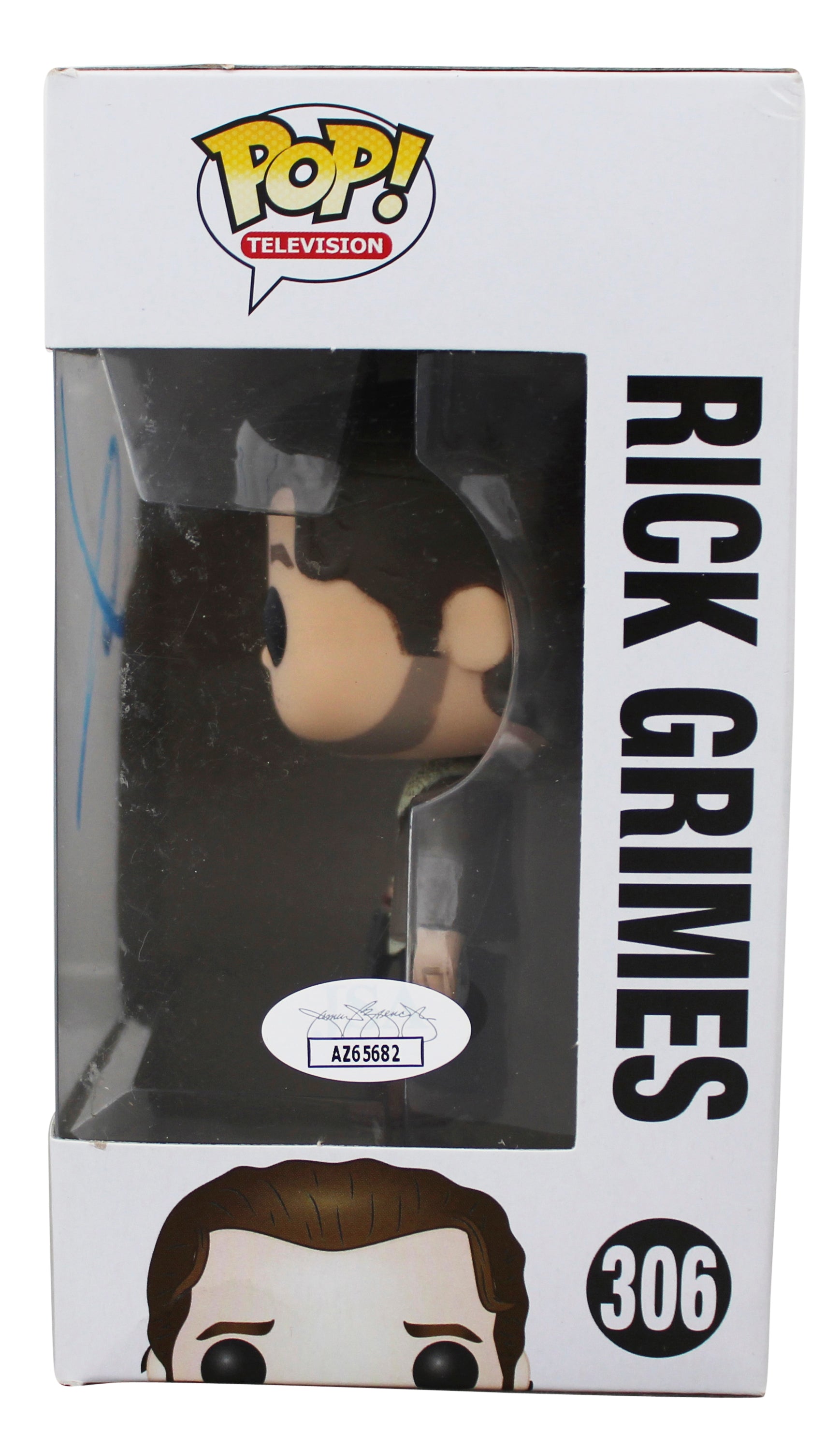 Andrew Lincoln The Walking Dead Signed Rick #306 Funko Pop Figure JSA #AZ65682