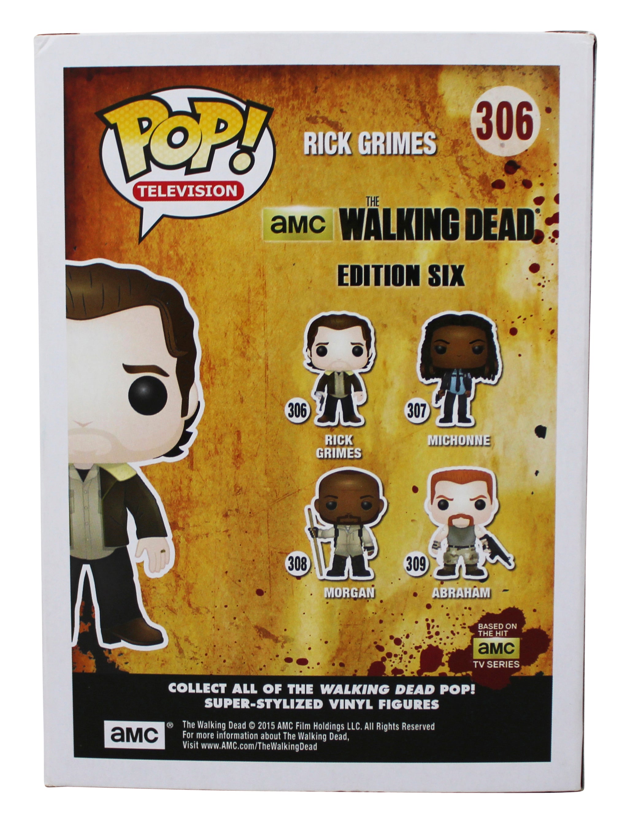 Andrew Lincoln The Walking Dead Signed Rick #306 Funko Pop Figure JSA #AZ65682