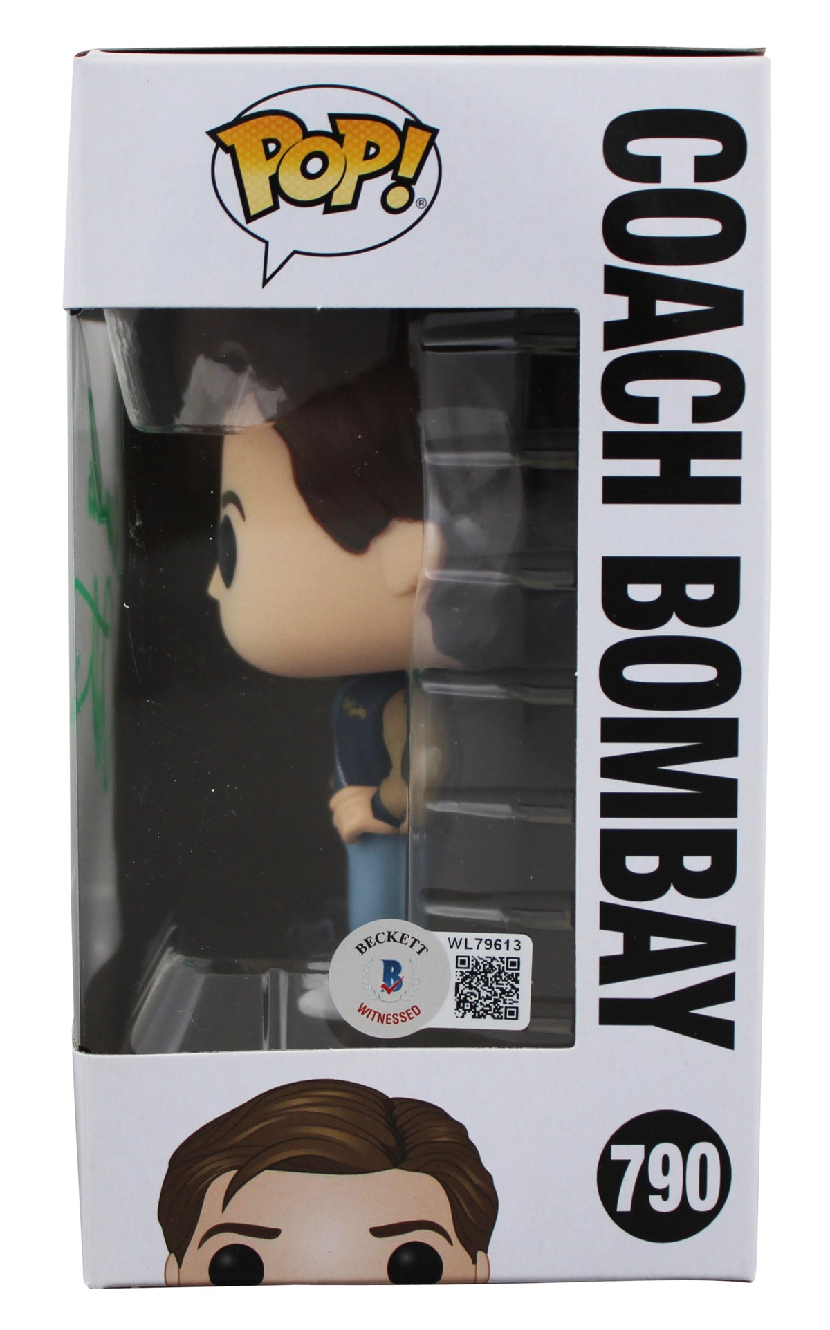 Emilio Estevez The Mighty Ducks Signed #790 Funko Pop Vinyl Figure BAS Witnessed