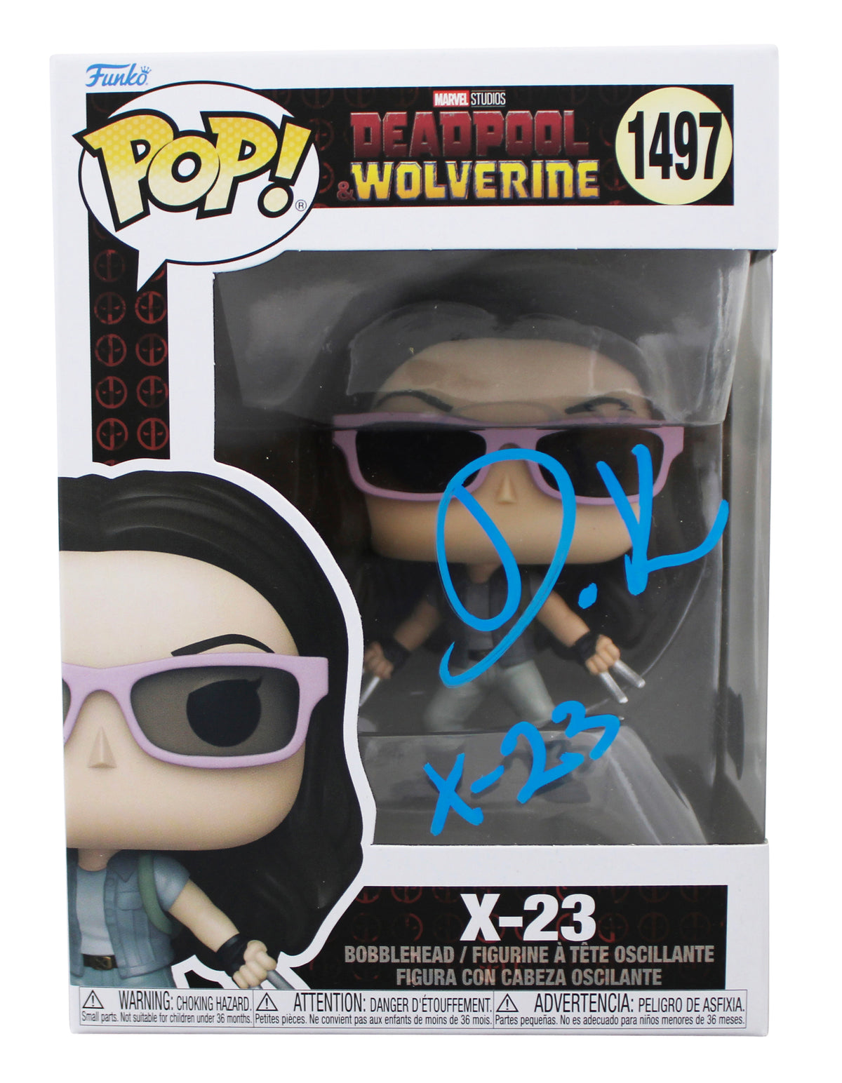 Dafne Keen Deadpool & Wolverine "X-23" Signed #1497 Funko Pop Vinyl Figure BAS