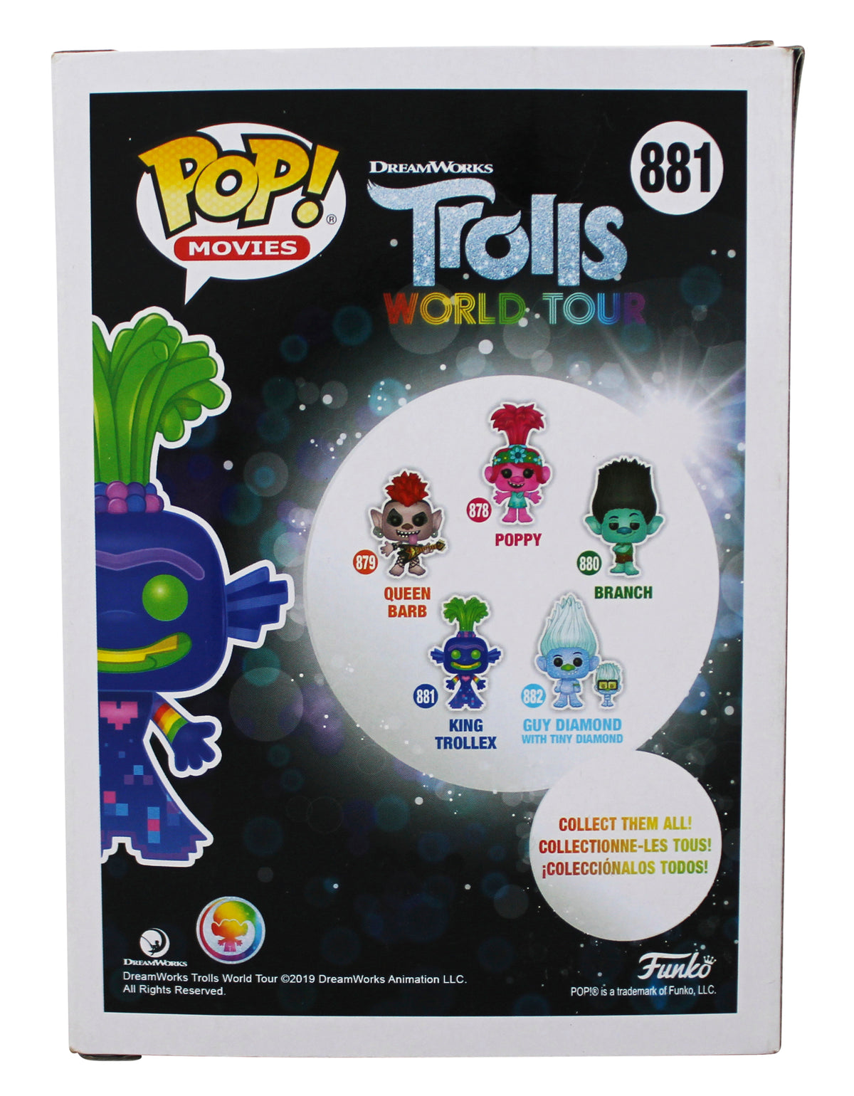 Anthony Ramos Trolls Signed King Trollex #881 Funko Pop Figure BAS #BQ56281