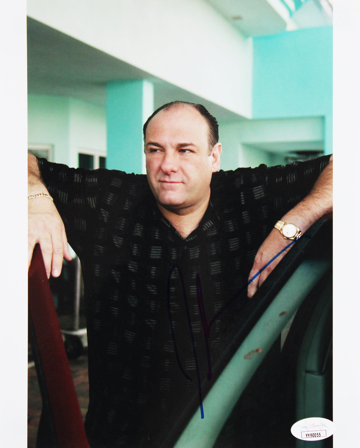 James Gandolfini The Sopranos Authentic Signed 8x10 Photo JSA #YY90055