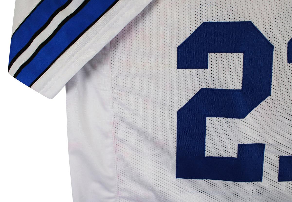 Deion Sanders Authentic Signed White Pro Style Jersey BAS Witnessed #1W995758