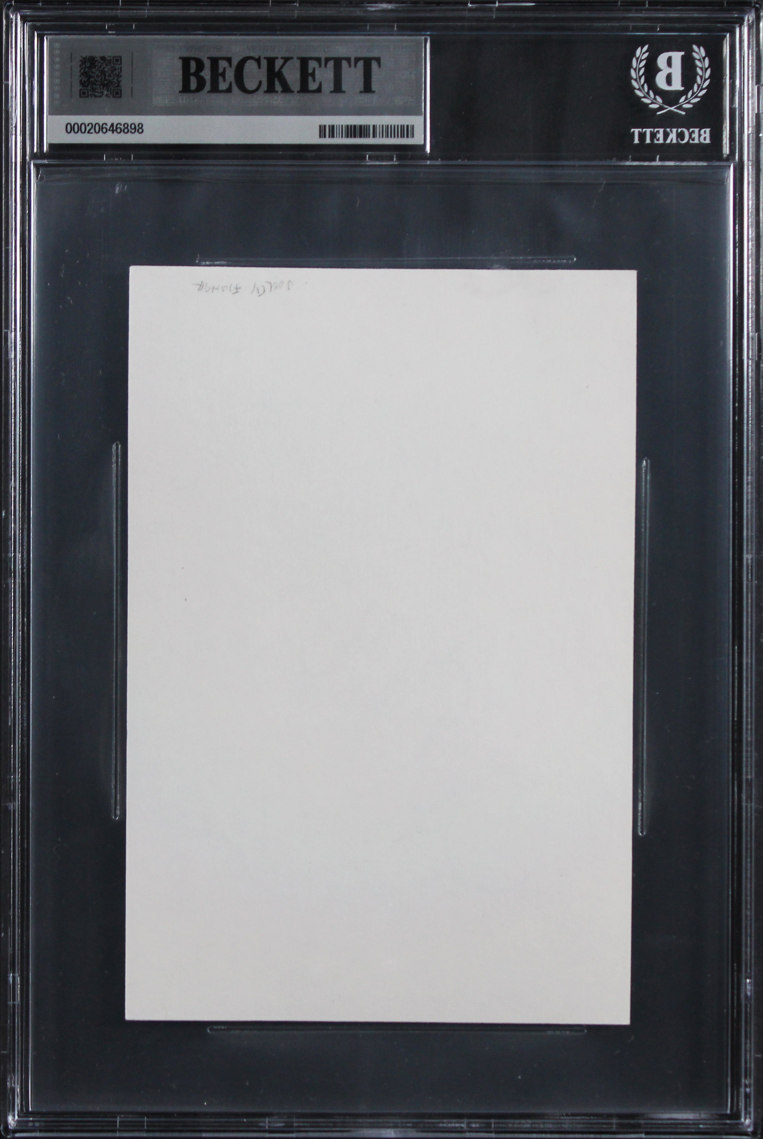 Joely Fisher Inspector Gadget Authentic Signed 4x6 Index Card BAS Slabbed