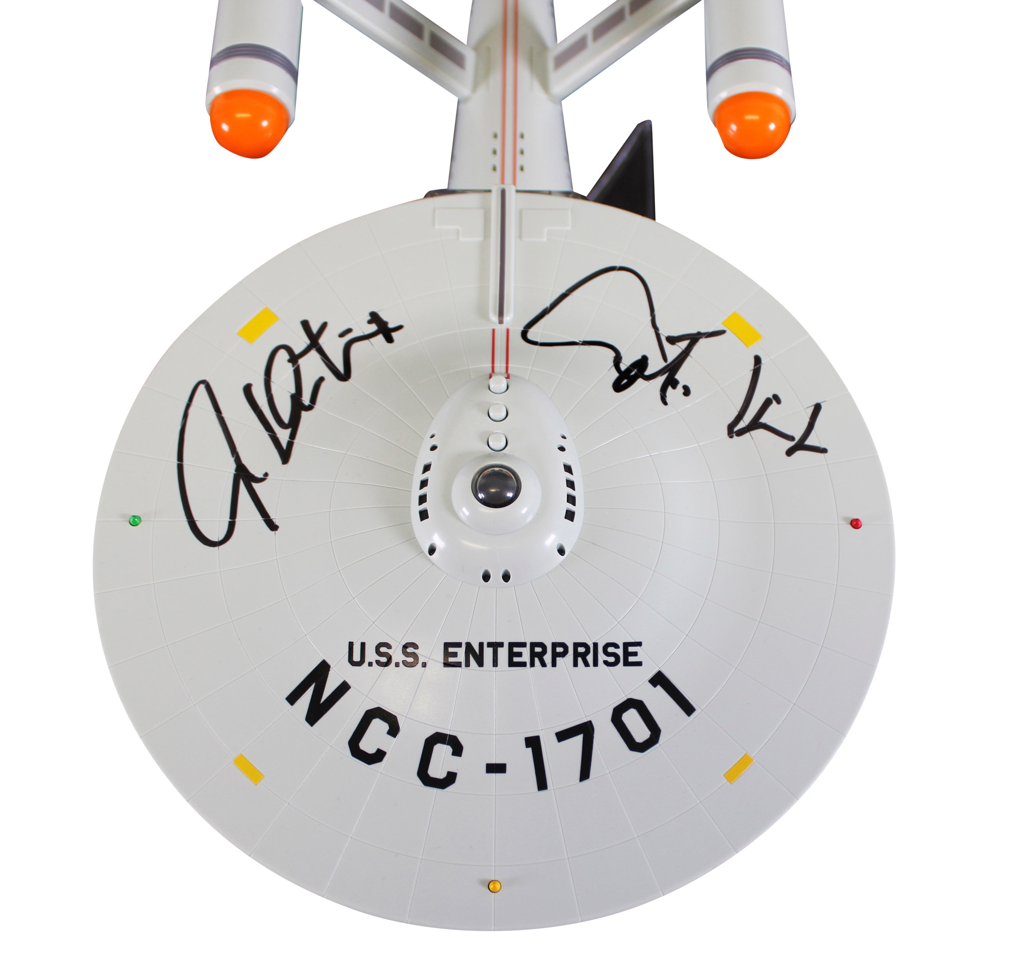 William Shatner Star Trek "Captain Kirk" Signed USS Enterprise NCC-1701 BAS Wit