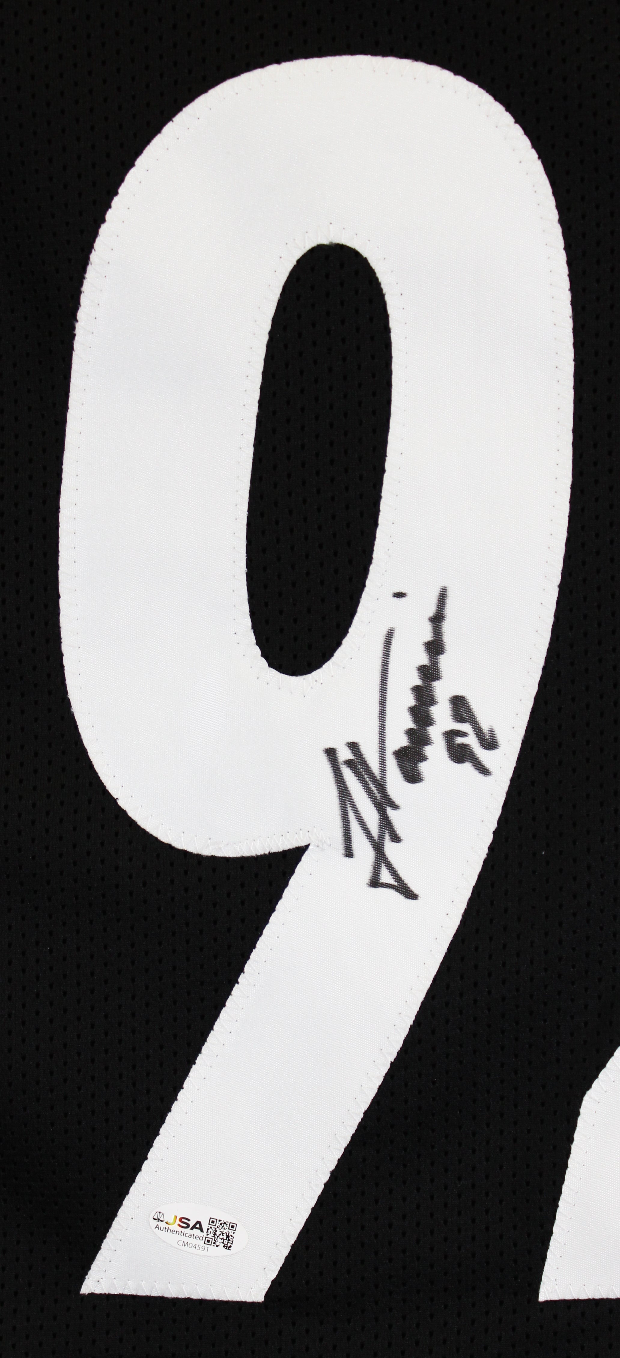 James Harrison Authentic Signed Black Pro Style Jersey Autographed JSA