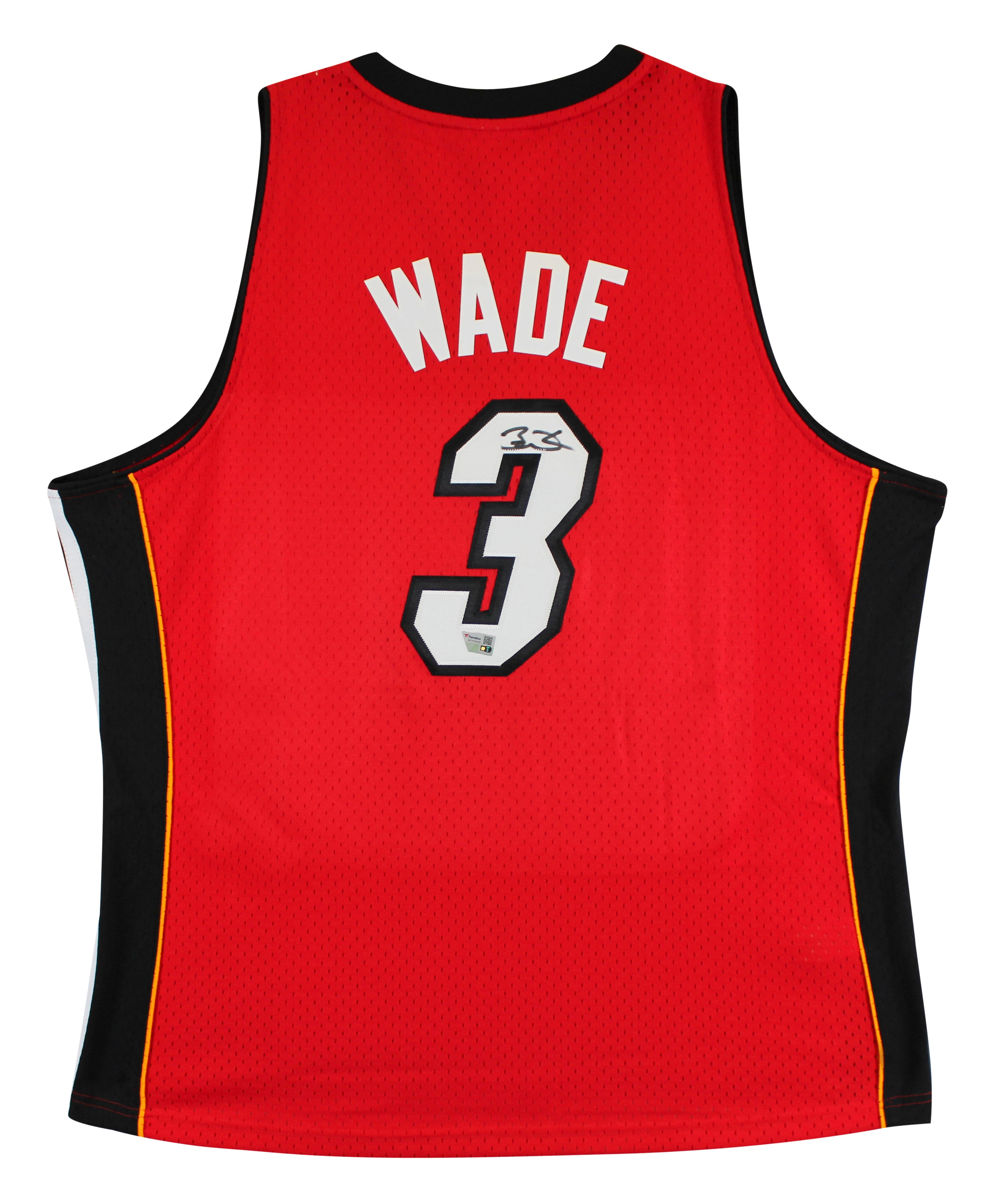 Heat Dwyane Wade Authentic Signed 2005-06 Red M&N HWC Swingman Jersey Fanatics