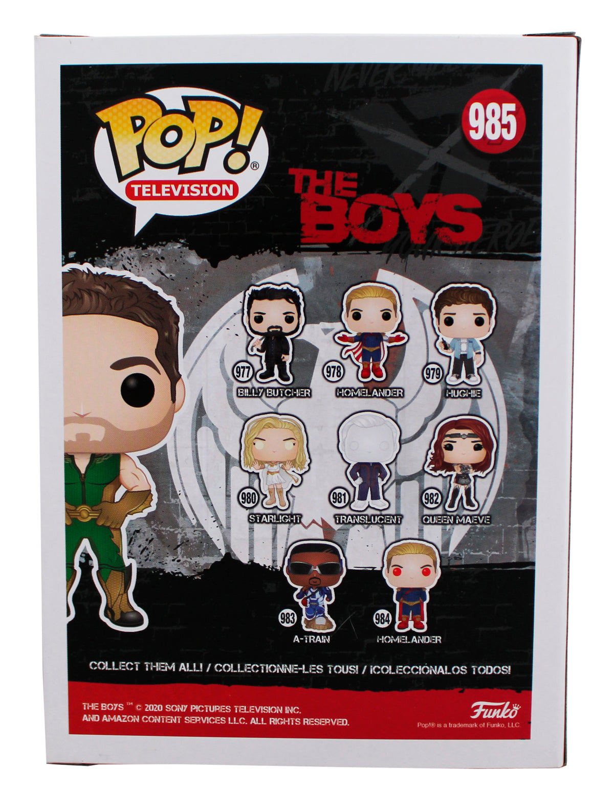 Chace Crawford The Boys Signed The Deep #985 Funko Pop Vinyl Figure BAS #BQ56269
