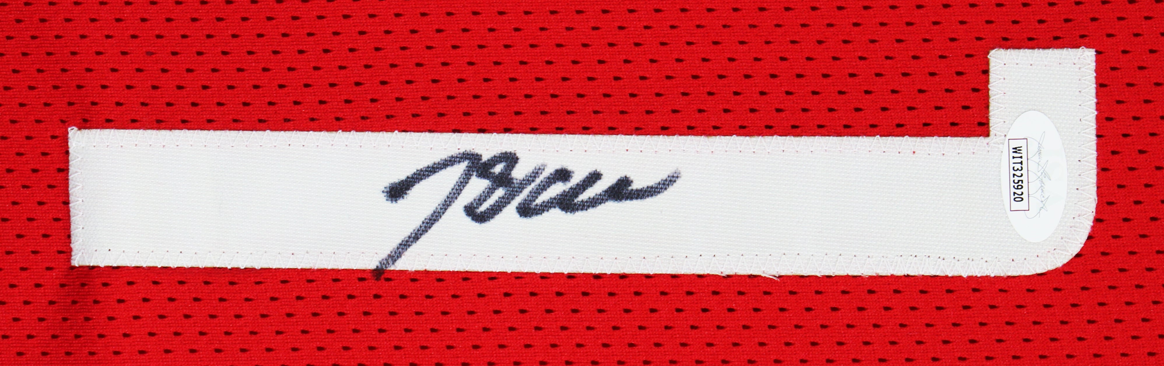 John Wall Authentic Signed Red Pro Style Jersey Autographed JSA Wit #WIT325920