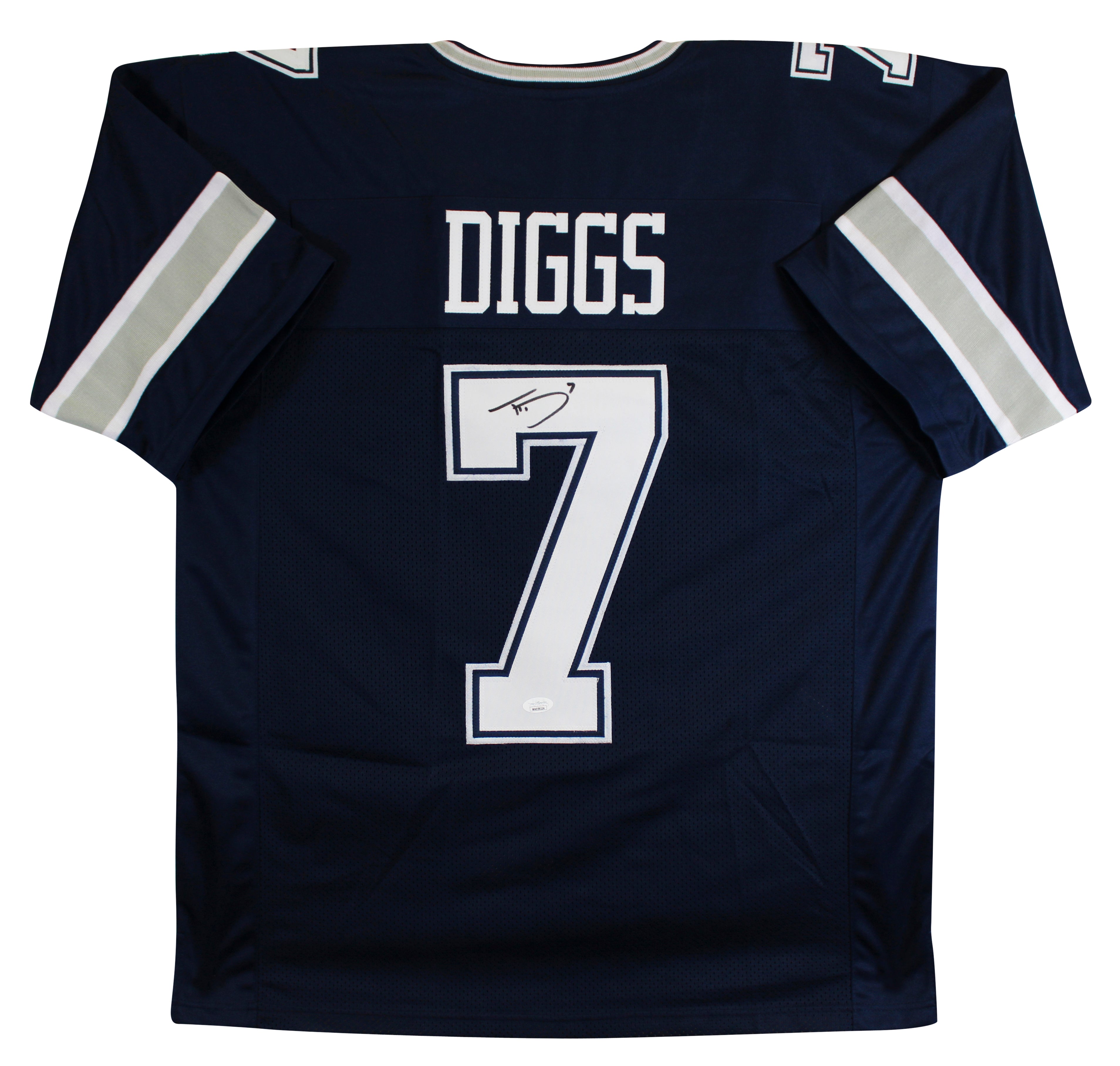 Trevon Diggs Authentic Signed Navy Pro Style Jersey Autographed JSA #WA059224