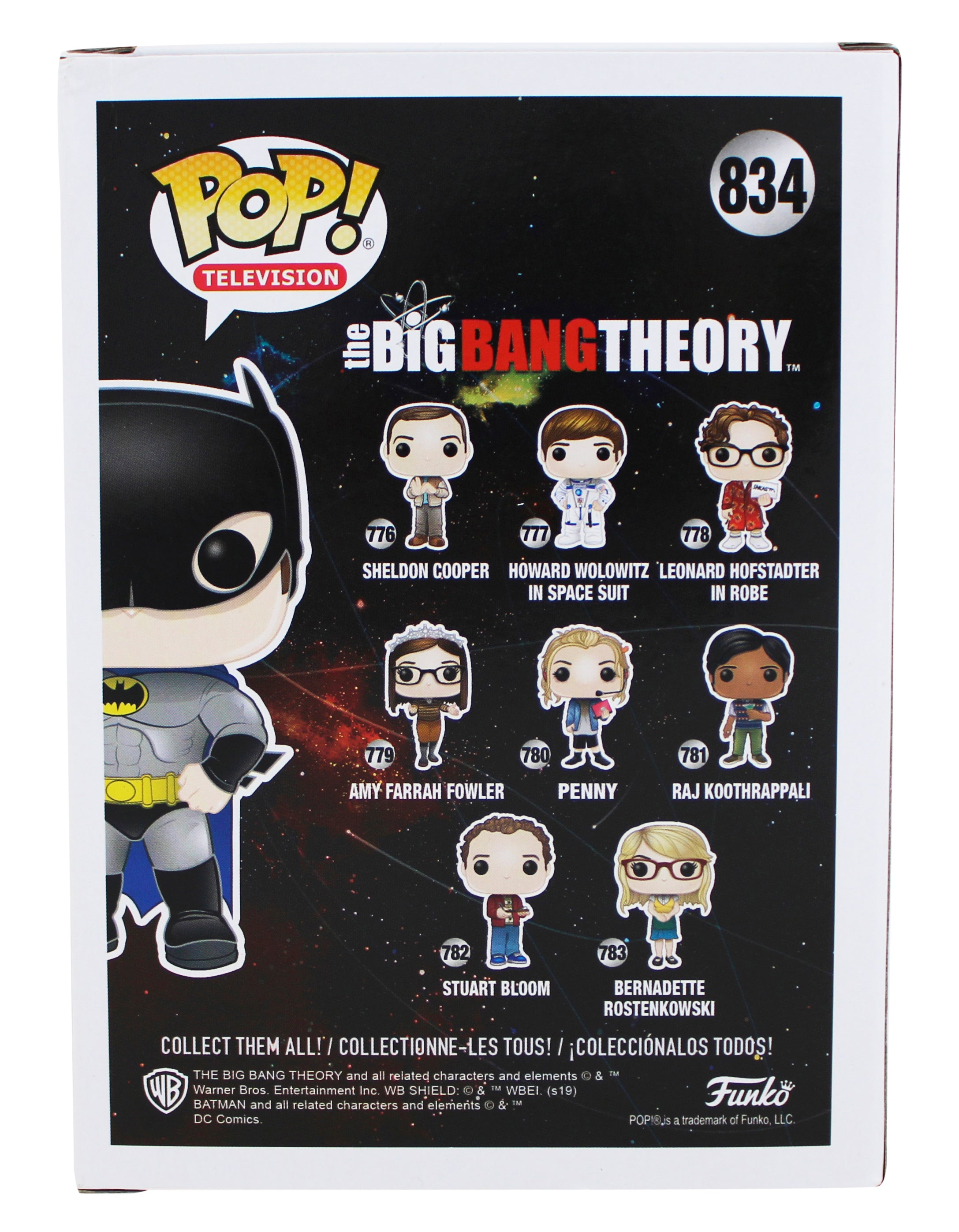 Simon Helberg The Big Bang Theory Signed #834 Funko Pop Figure JSA #CH64313