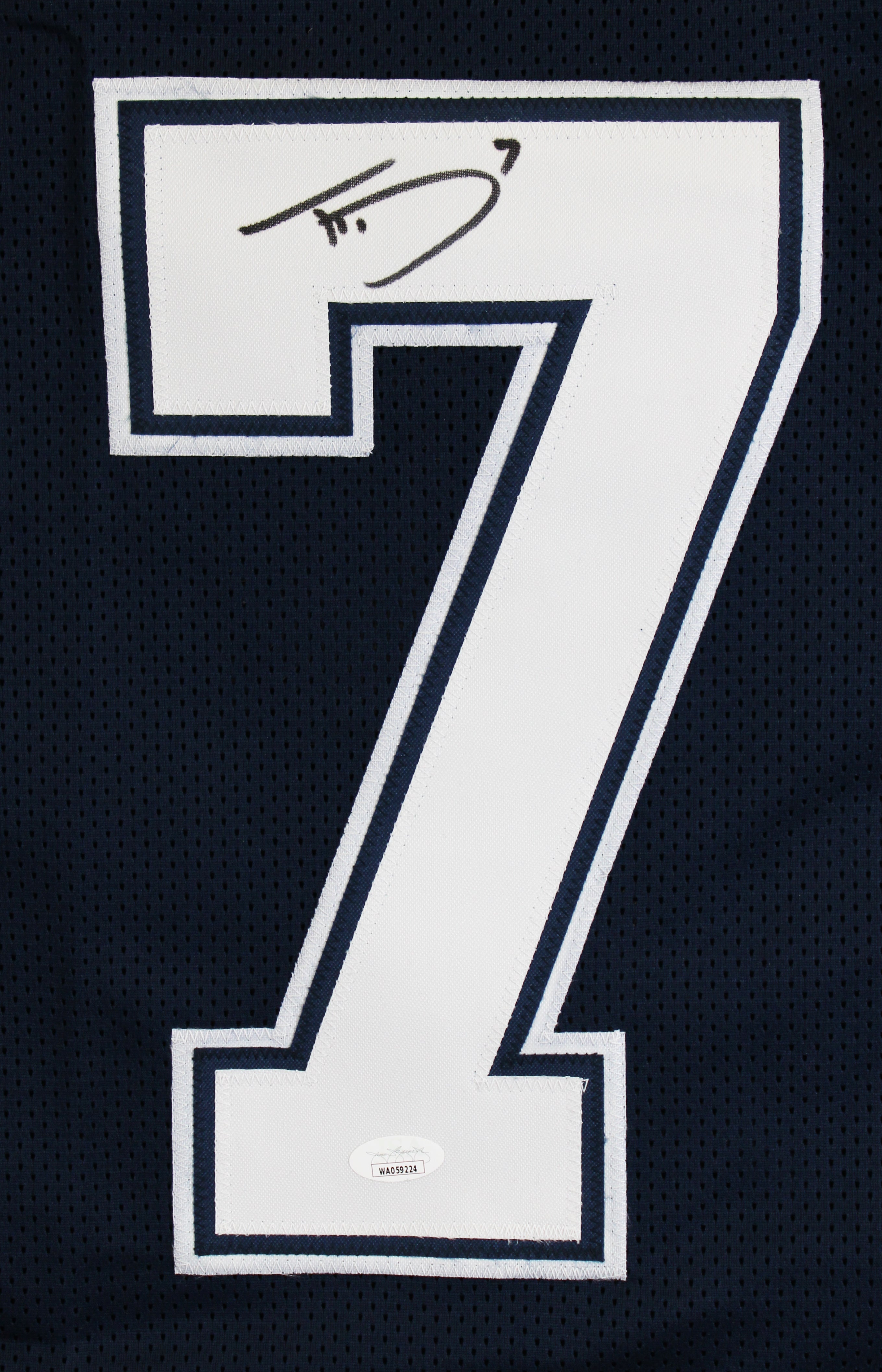 Trevon Diggs Authentic Signed Navy Pro Style Jersey Autographed JSA #WA059224
