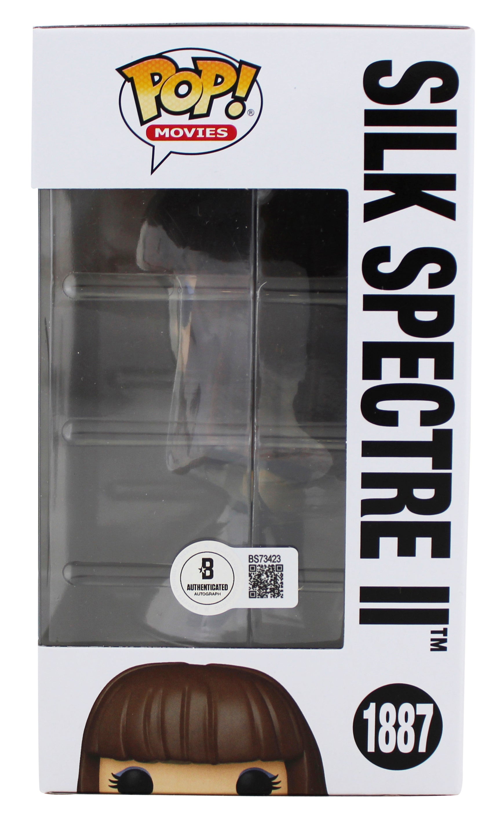 Malin Akerman Watchmen Signed Silk Spectre #1887 Funko Pop Figure BAS #BS73423