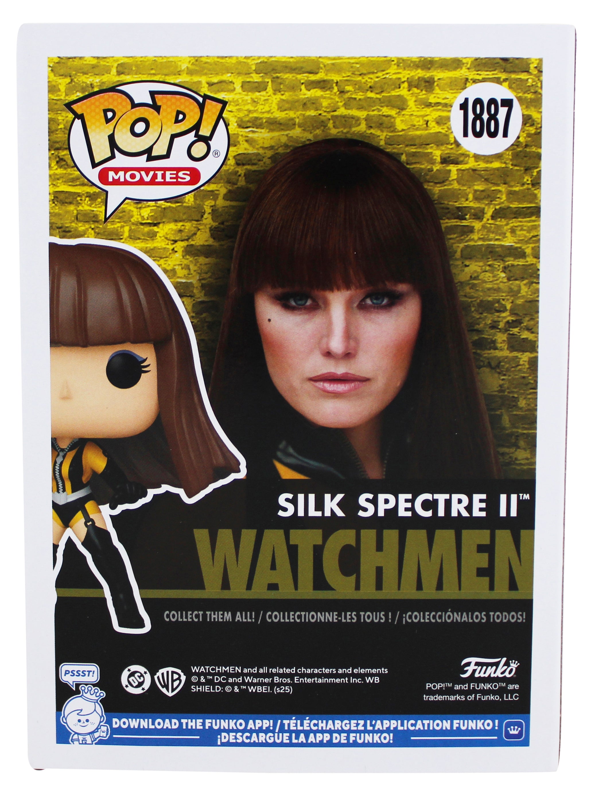 Malin Akerman Watchmen Signed Silk Spectre #1887 Funko Pop Figure BAS #BS73423