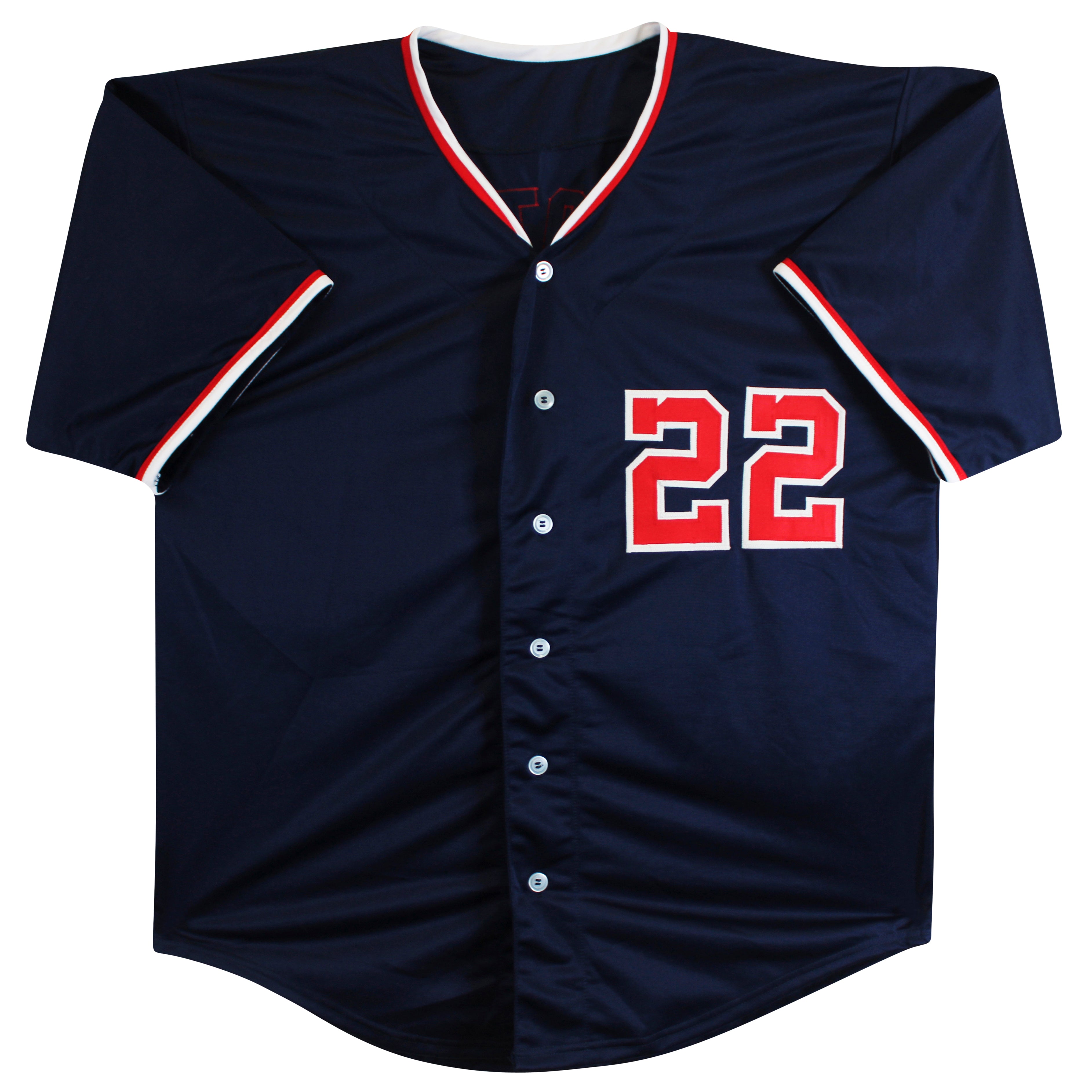 Juan Soto Authentic Signed Navy Pro Style Jersey Autographed JSA #FF87913
