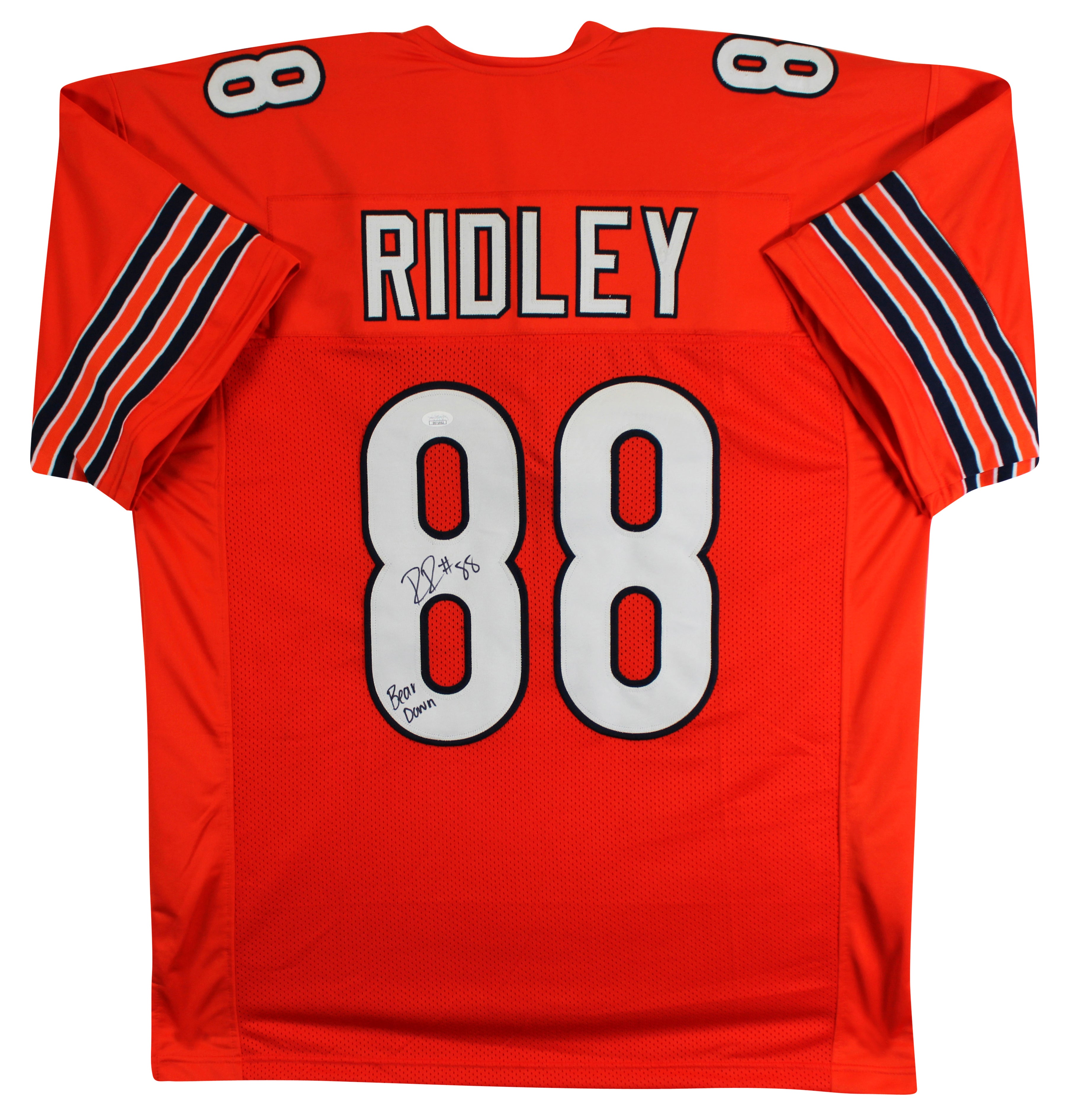 Riley Ridley "Bear Down" Authentic Signed Orange Pro Style Jersey JSA #DD71052